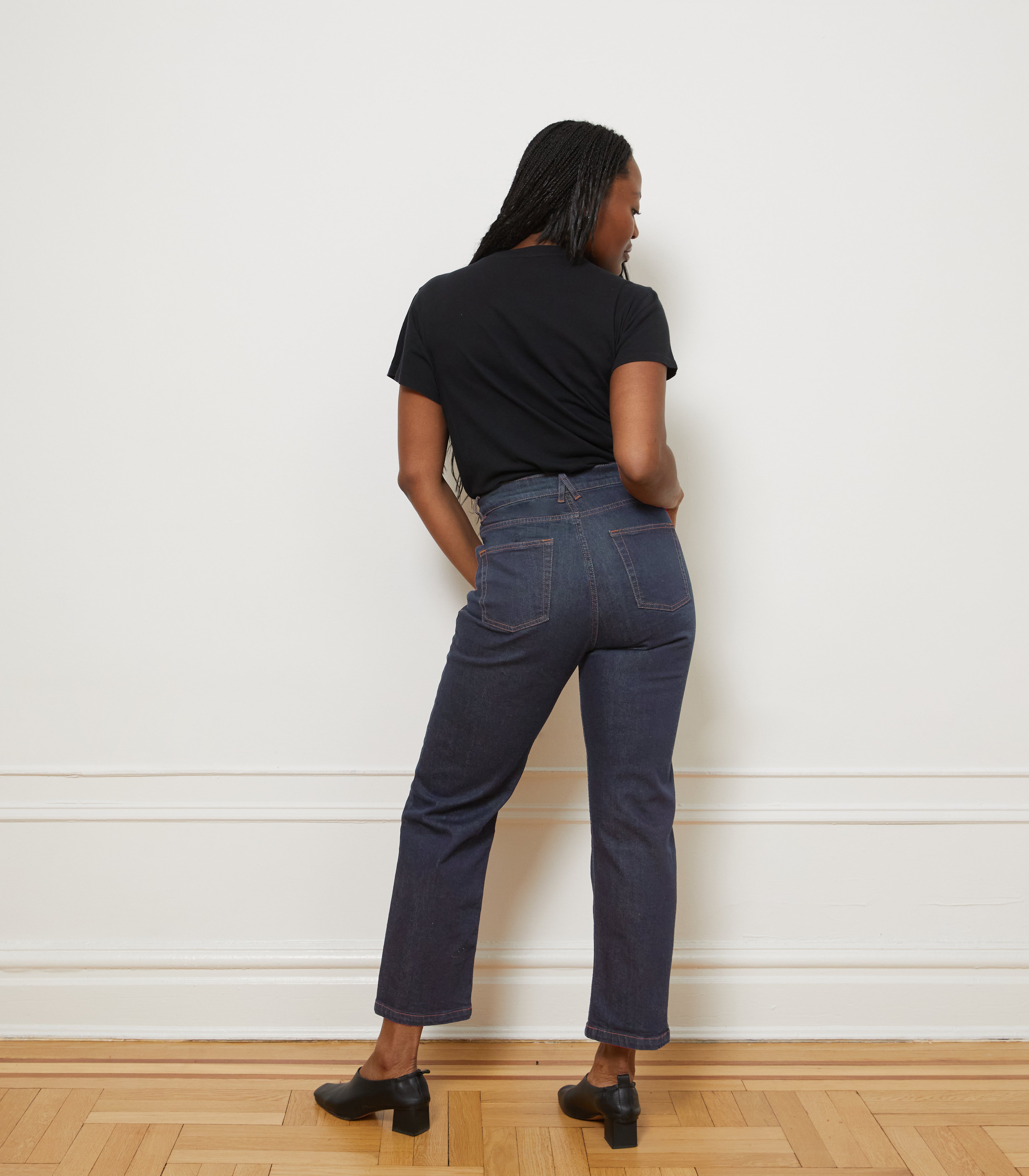 Vivienne Straight Leg Jeans - Dark Indigo SAMPLE SALE