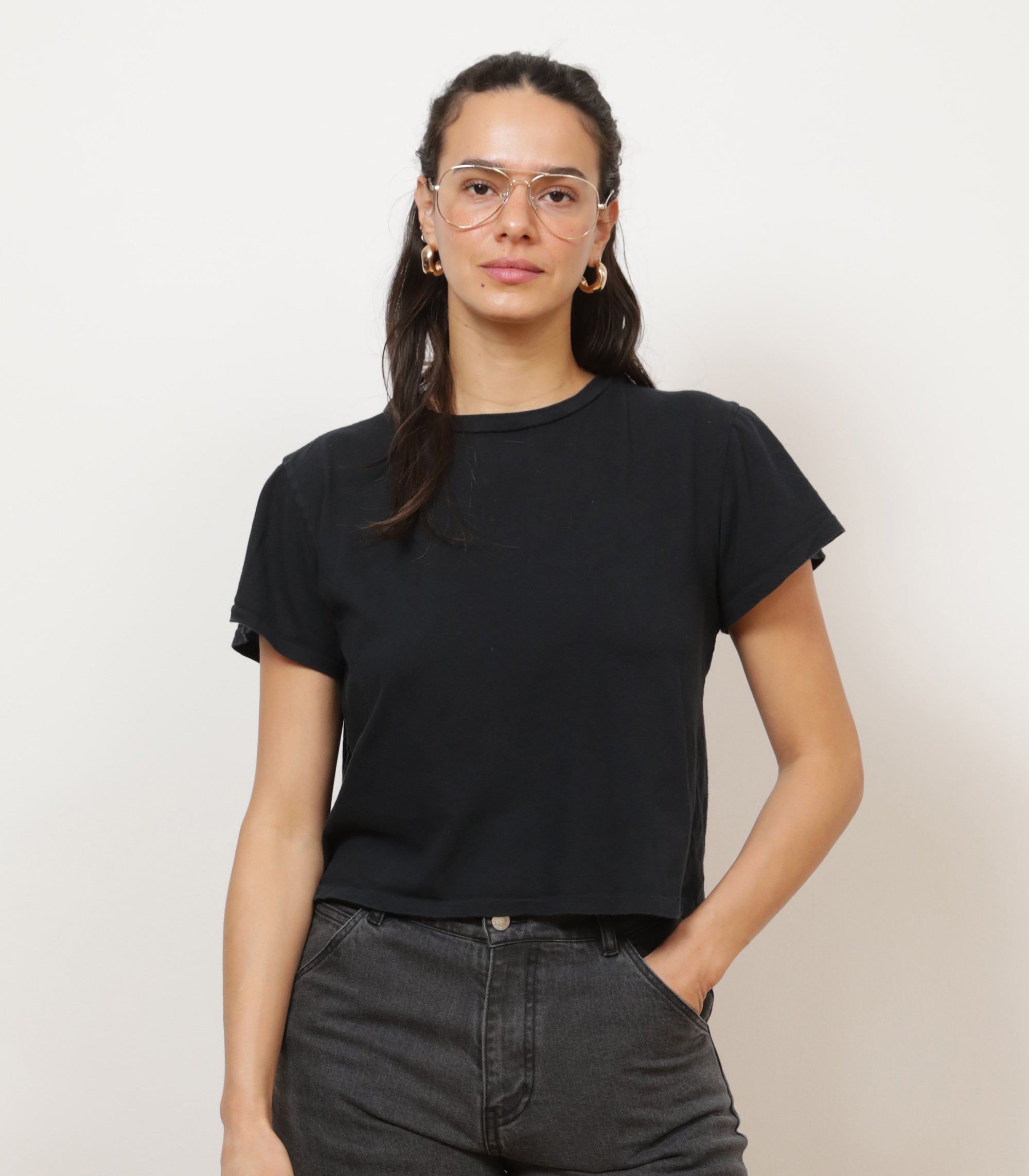 Bessette Soft Washed Tee - Black