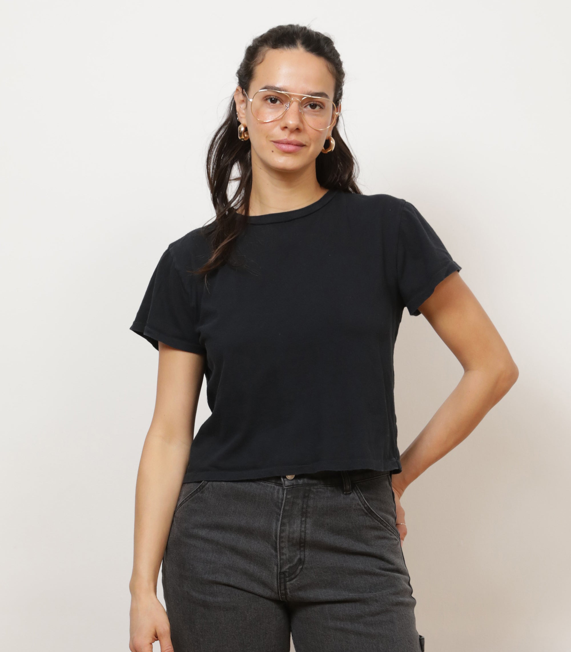 Bessette Soft Washed Tee - Black