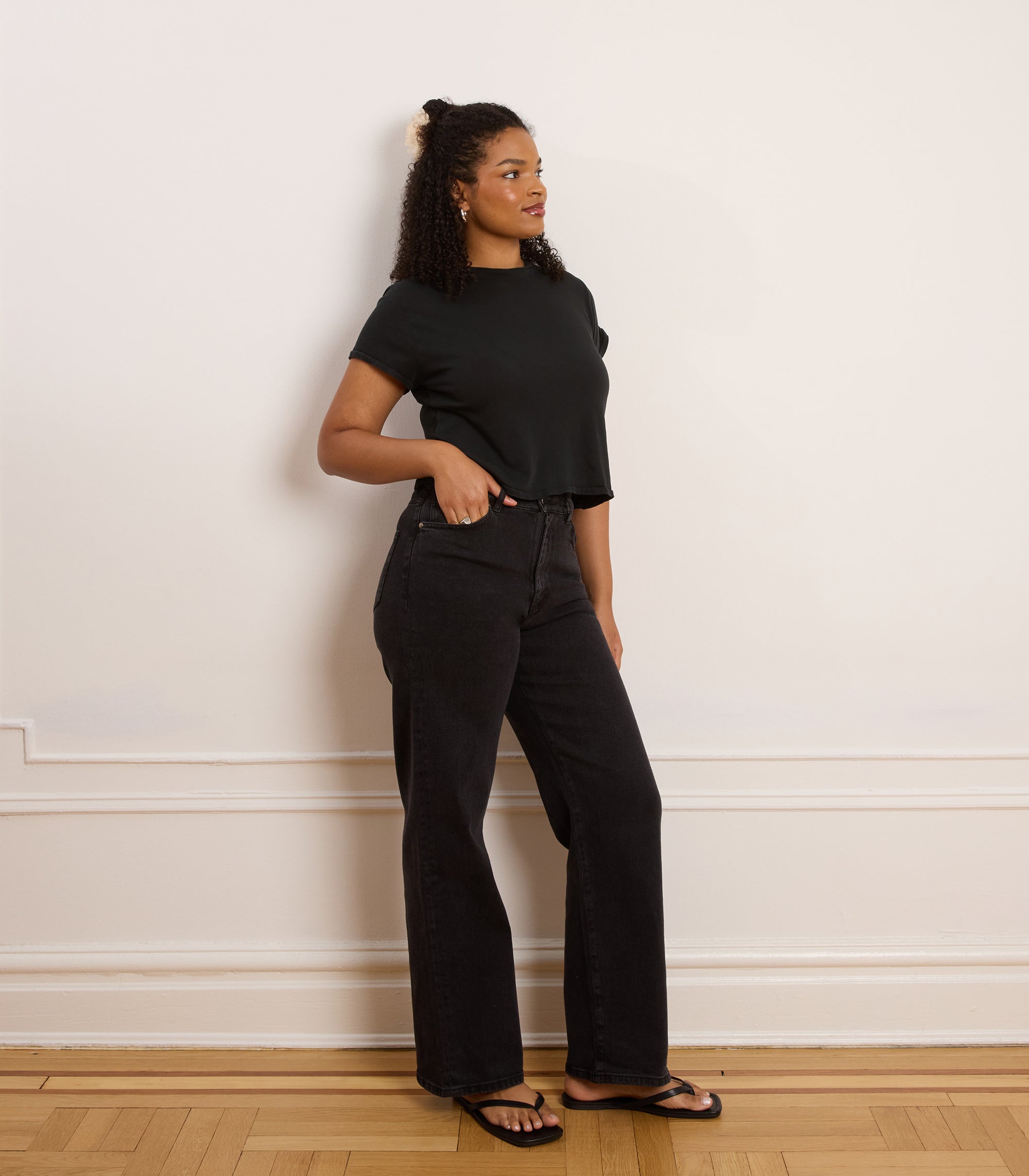 Bessette Soft Washed Tee - Black