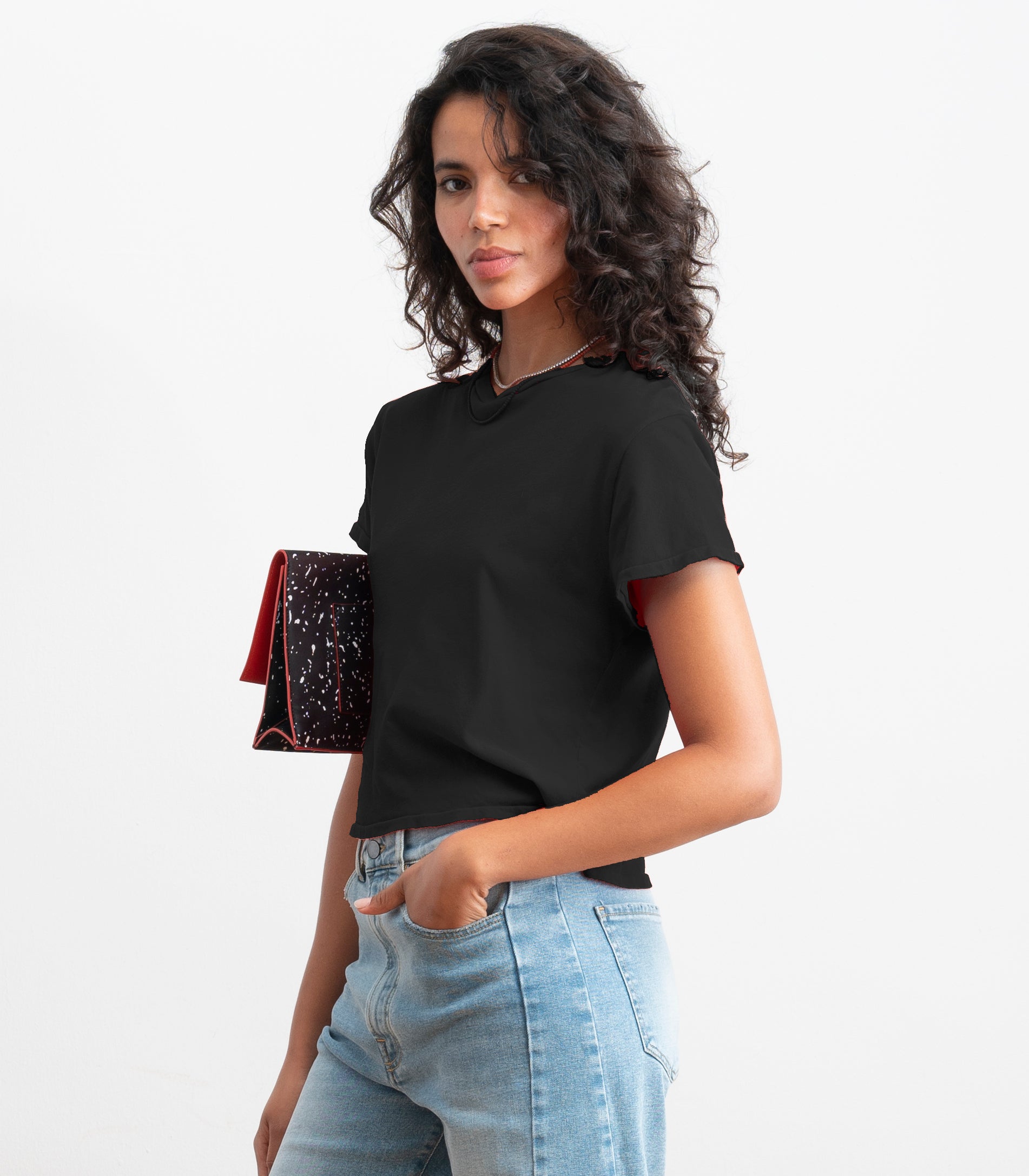 Bessette Soft Washed Tee - Black