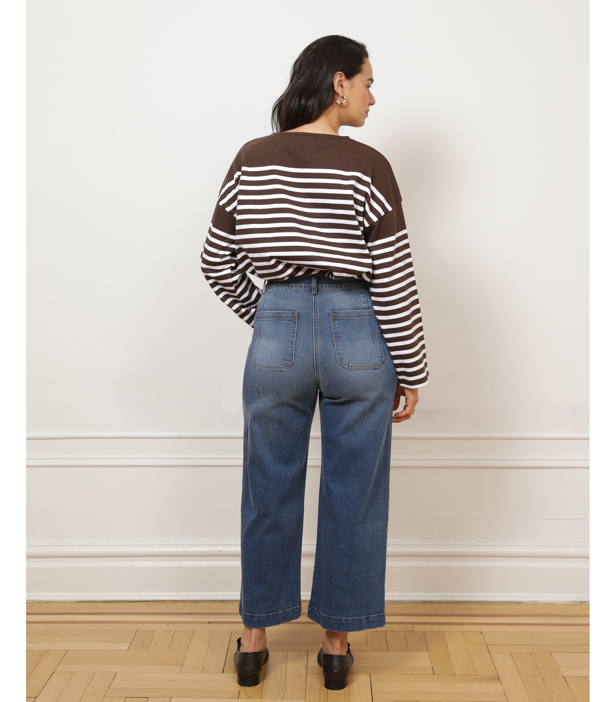 Simone Wide Crop Jeans - California