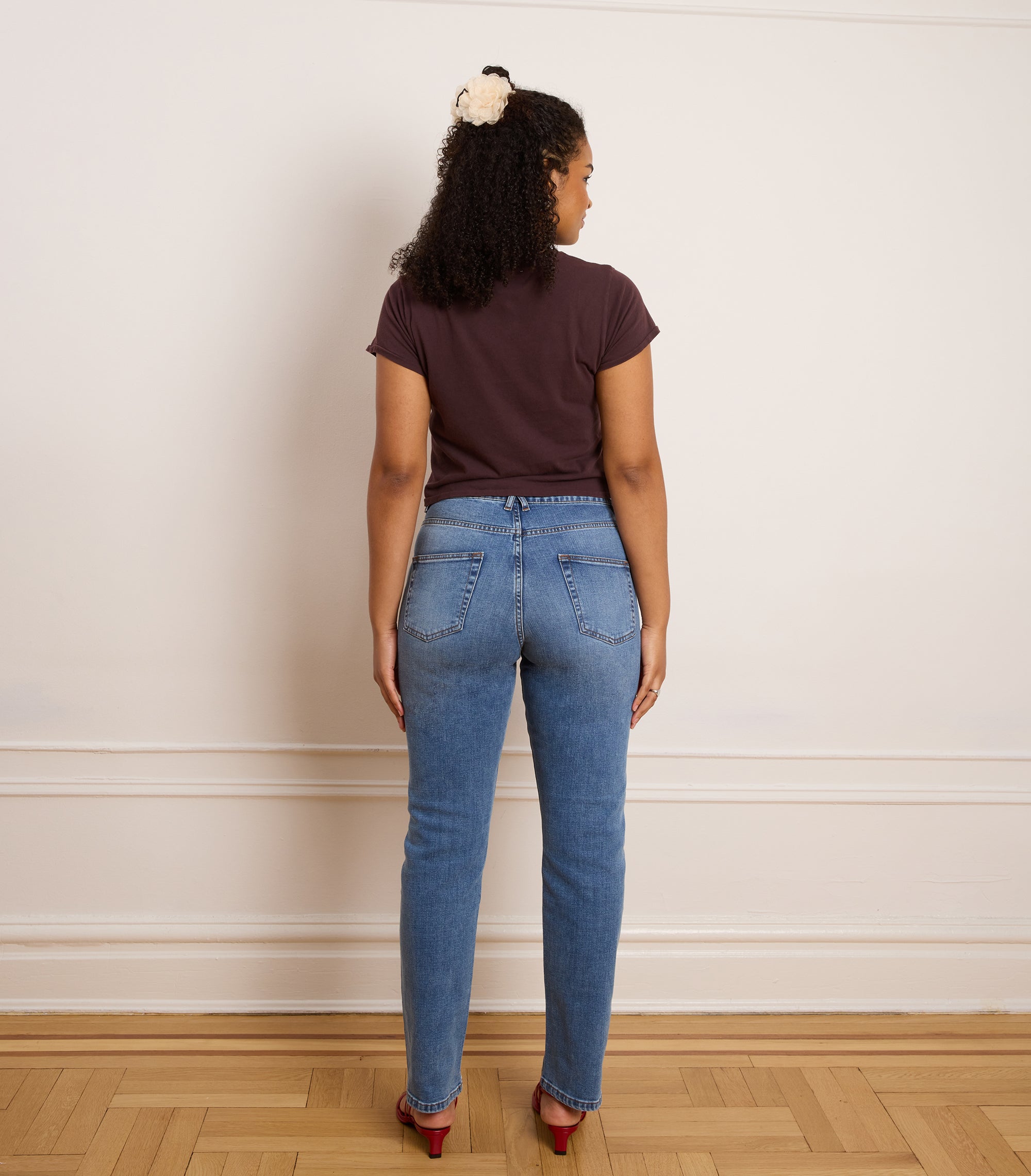 Bessette Soft Washed Tee - Dark Cocoa