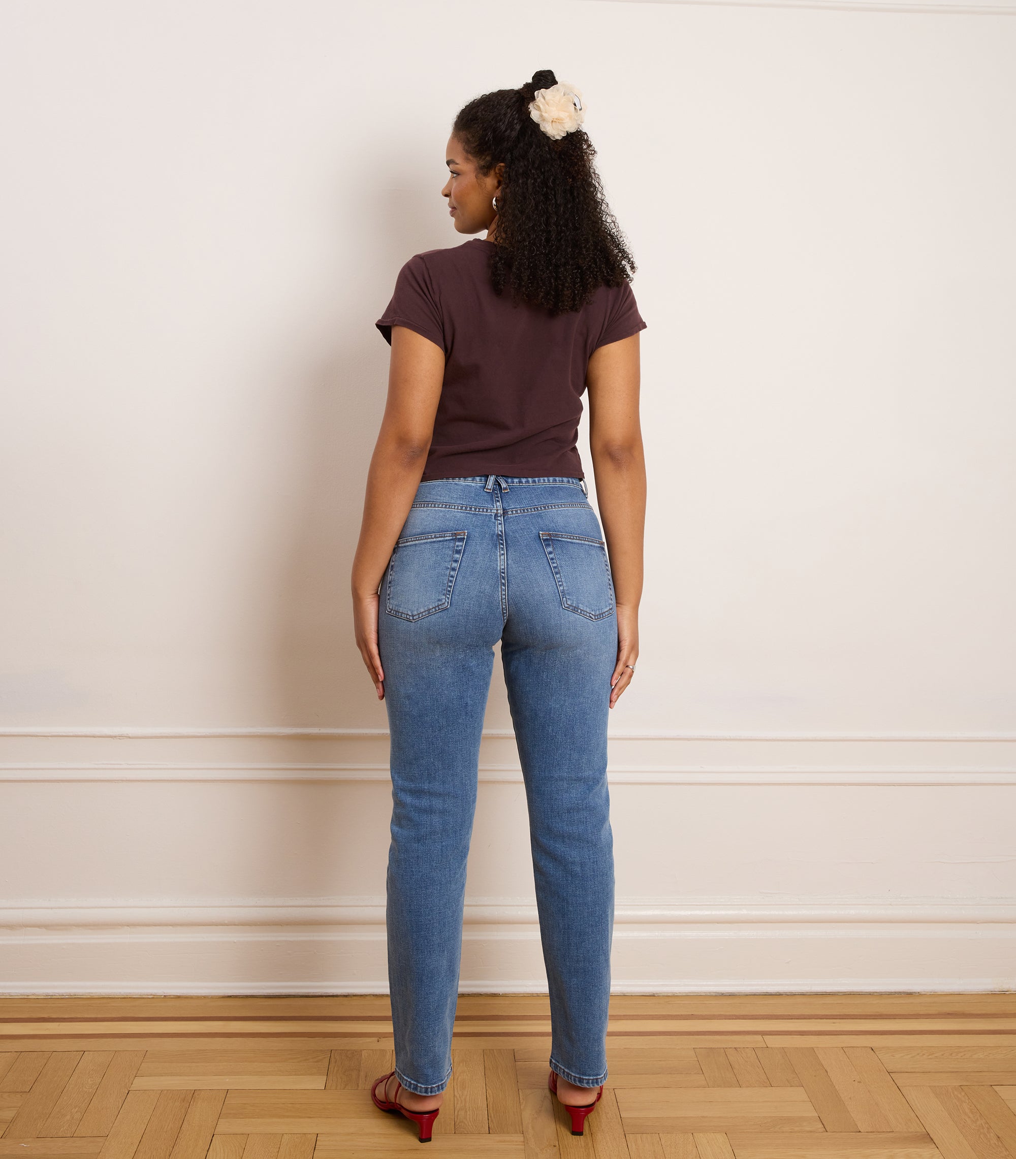 Winona High Rise Stovepipe Jeans - Indigo