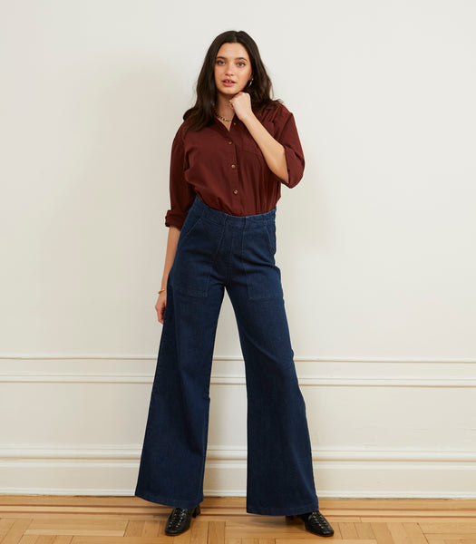 Washed Indigo Parker Jeans – Loup