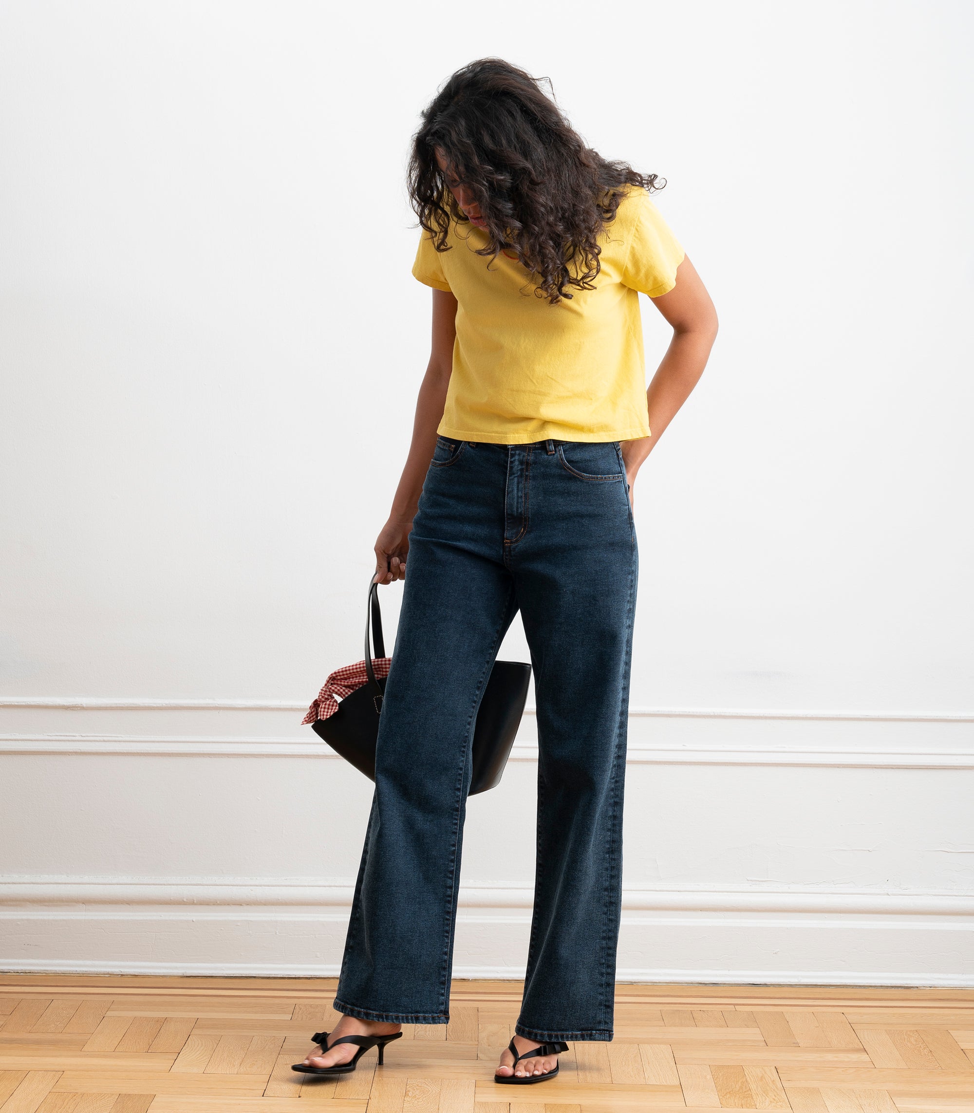 Bessette Soft Washed Tee - Daffodil