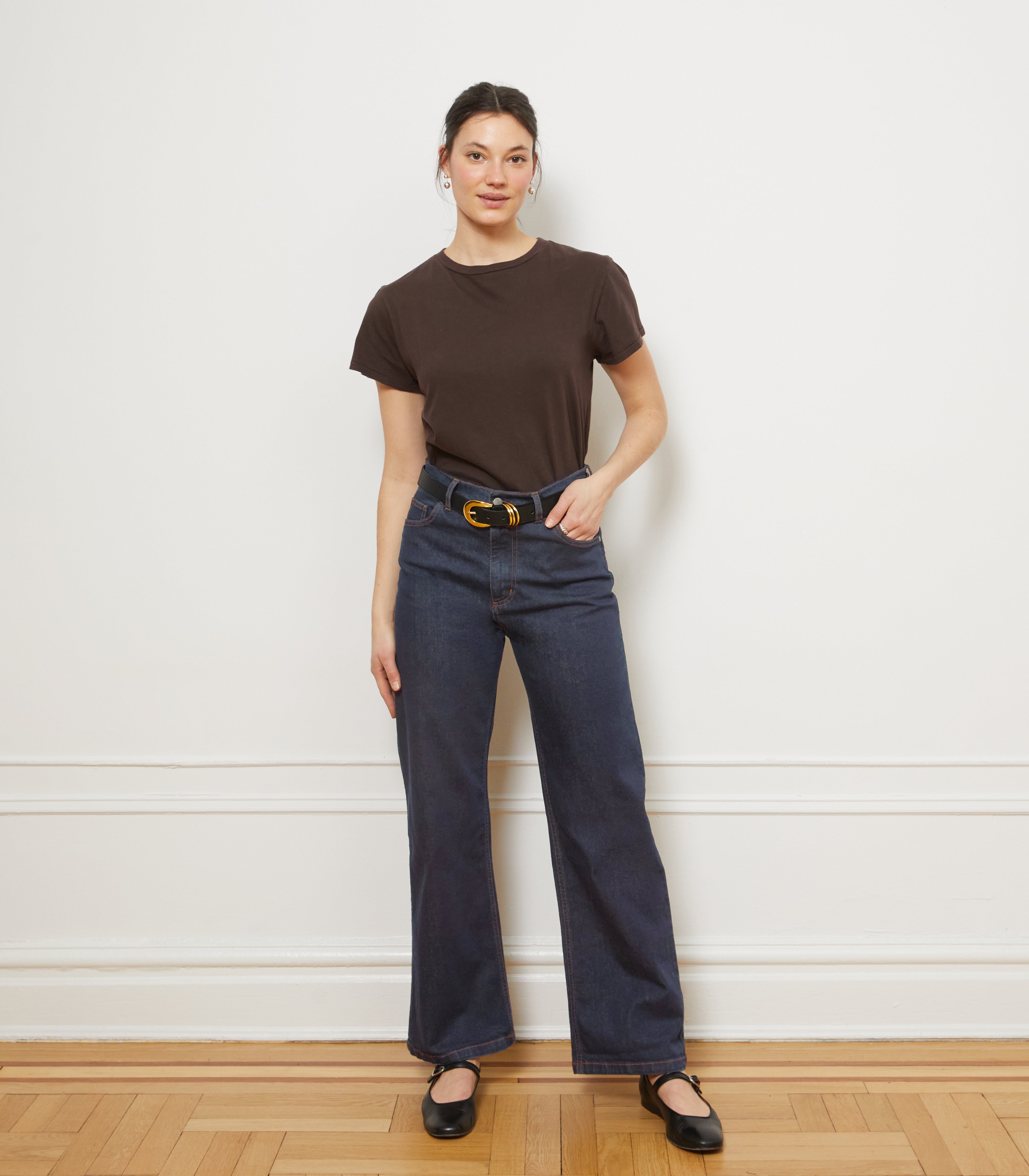 Carmen Wide Leg Jeans - Dark Indigo SAMPLE SALE