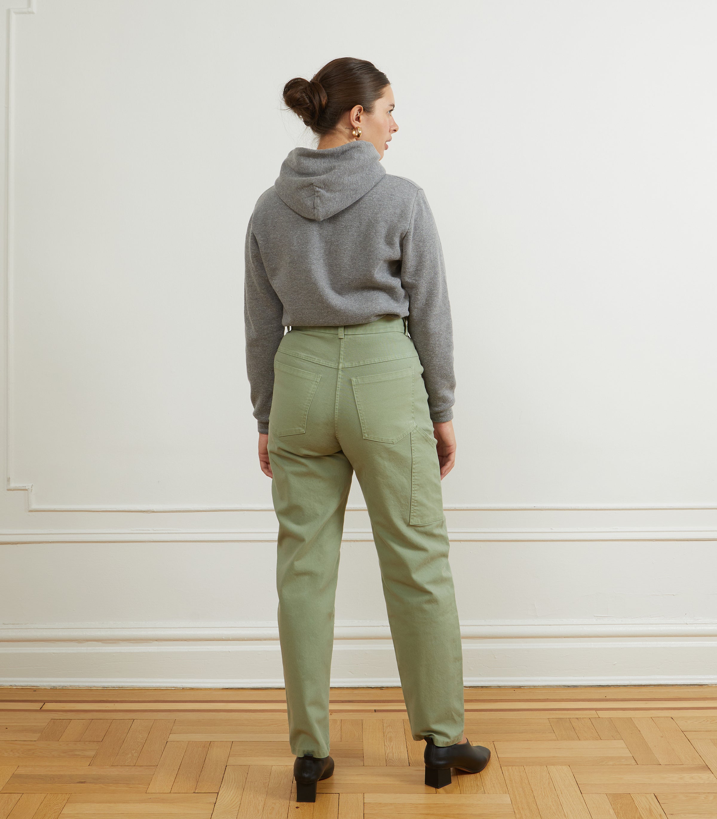 Agnes High Rise Painter Pants - Cardamom