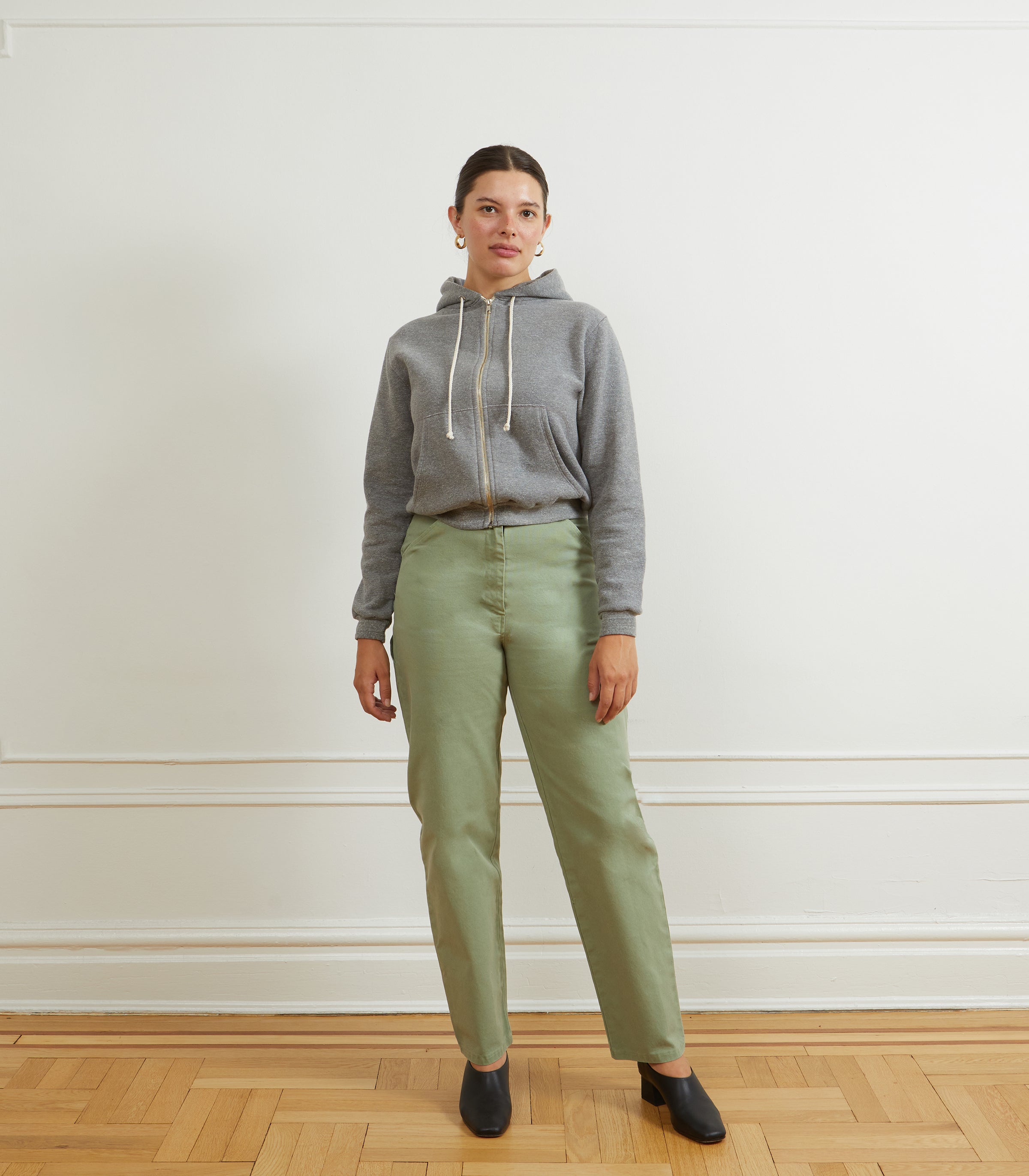 Agnes High Rise Painter Pants - Cardamom