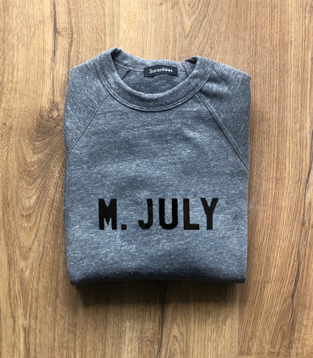 M. July Sweatshirt - Heather Gray