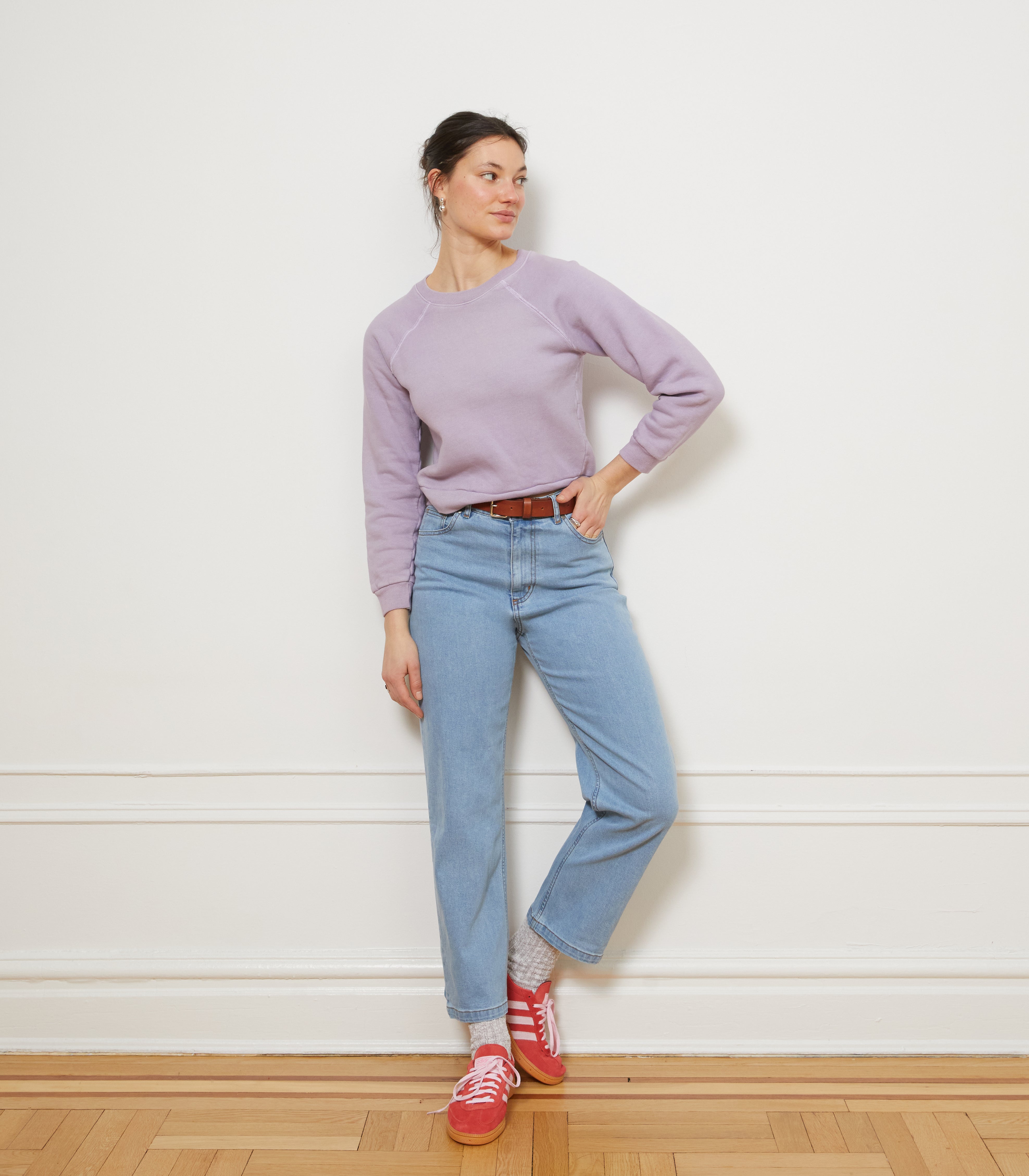 Vivienne Straight Leg Jeans - Light Indigo SAMPLE SALE