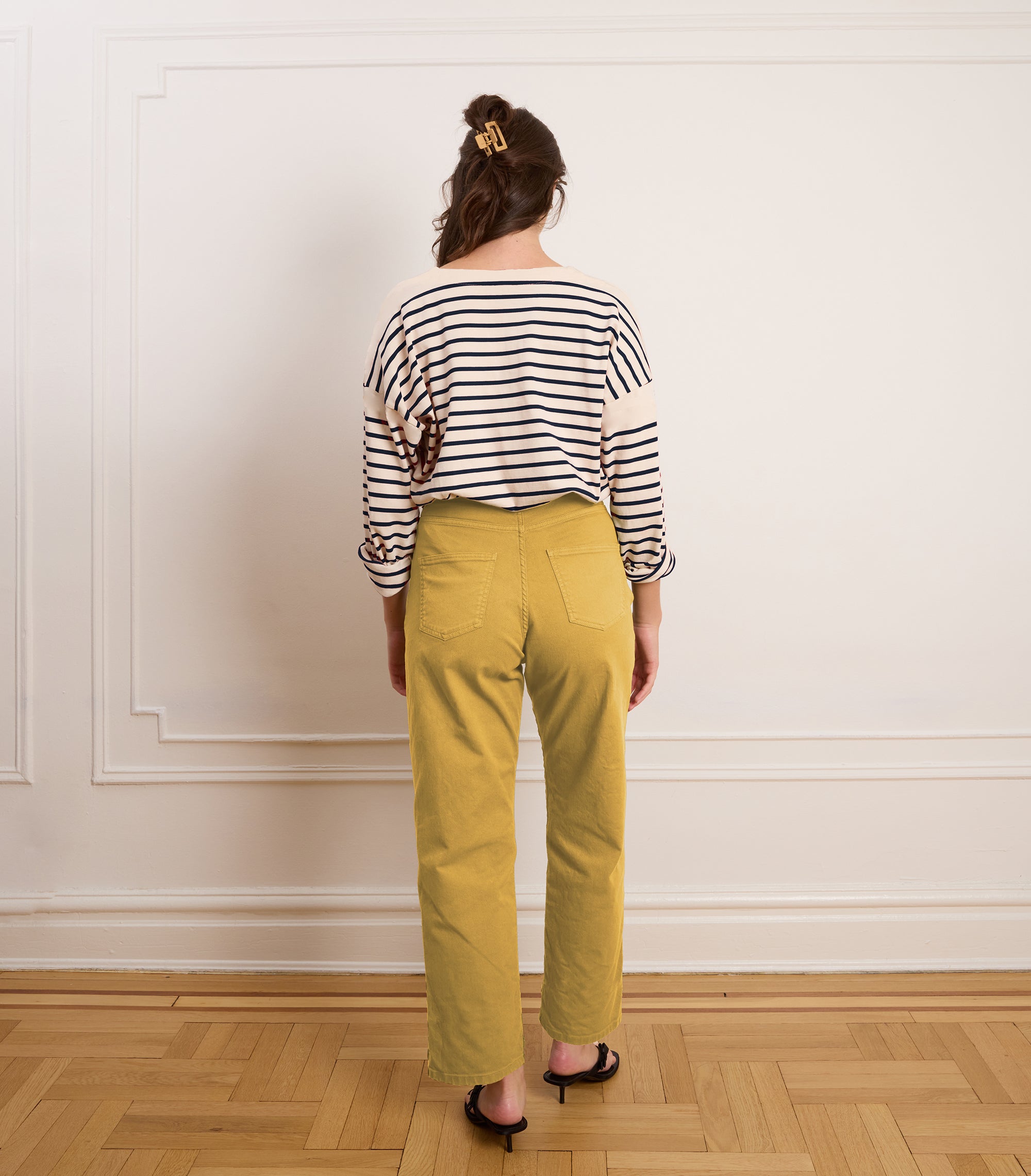 Amelia Barrel Leg Pants - Burnt Khaki