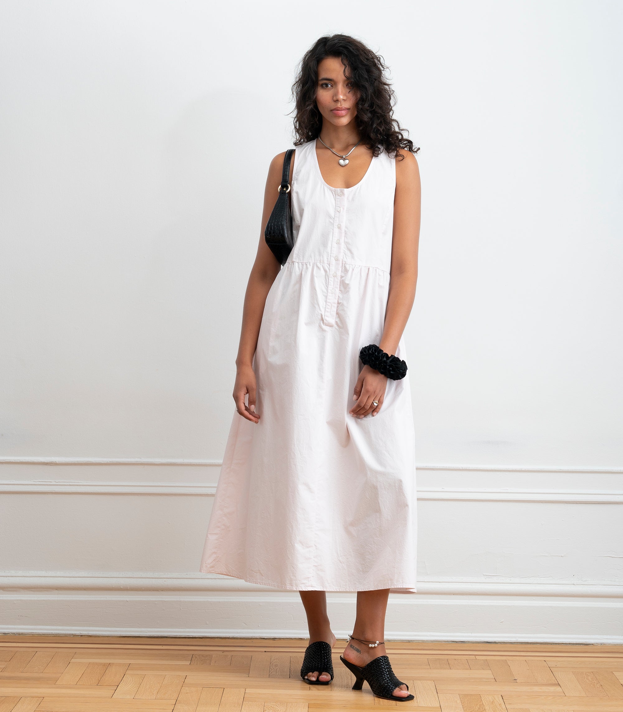 Sierra Button Up Midi Dress