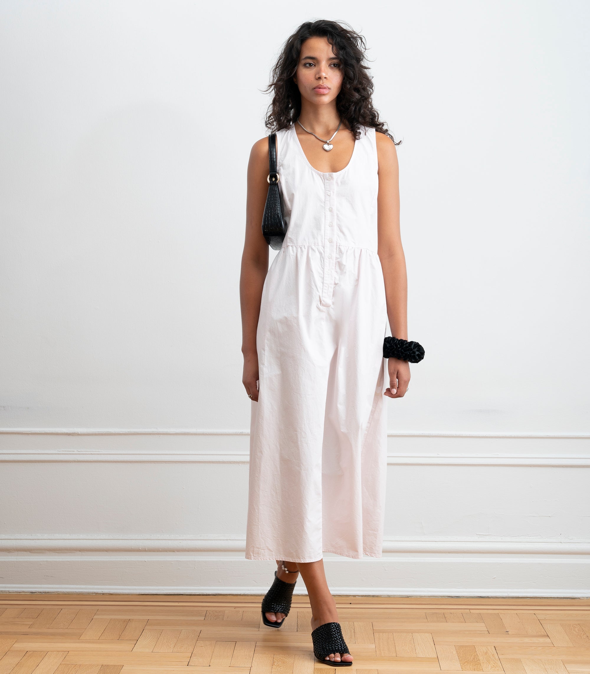 Sierra Button Up Midi Dress - Primrose