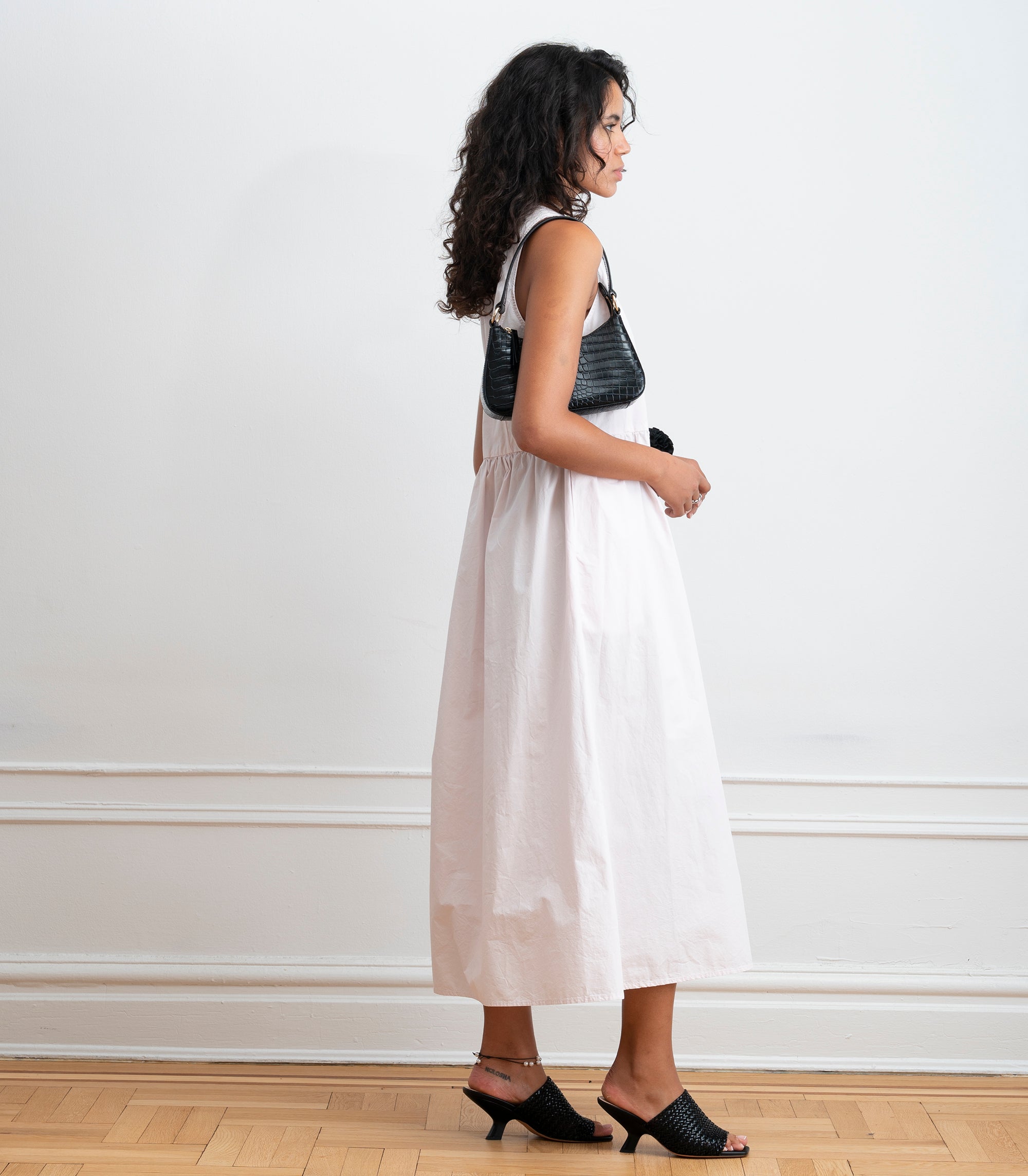 Sierra Button Up Midi Dress - Primrose