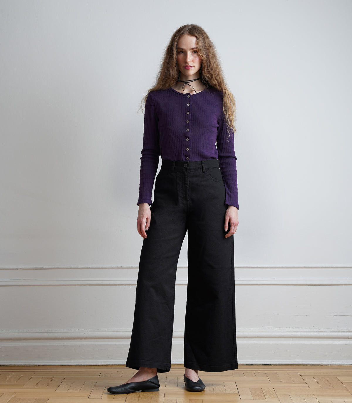 Toni Wide Ankle Pants - Black