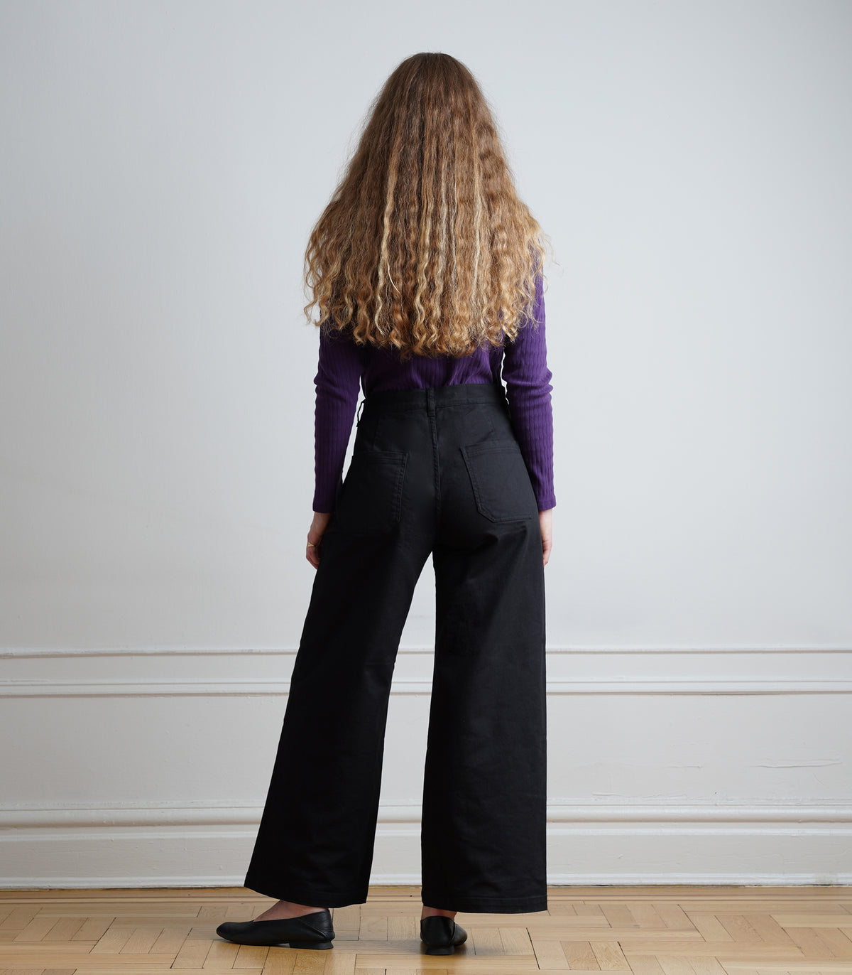 Toni Wide Ankle Pants - Black