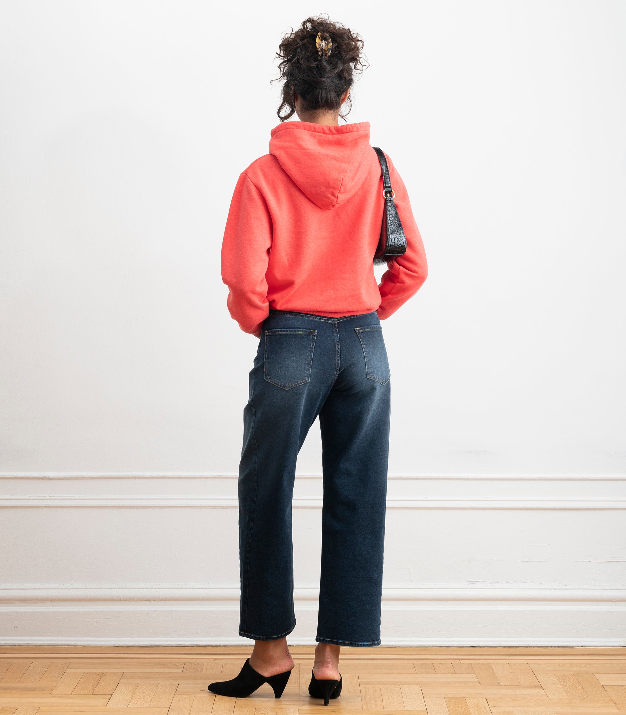 Jamie Barrel Leg Jeans - Cowboy