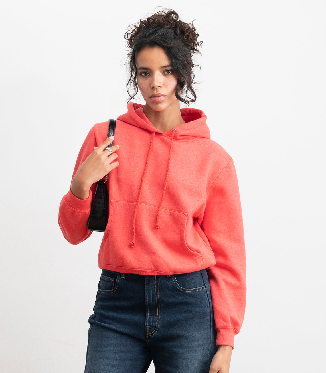 Gemma Washed Hooded Sweatshirt - Strawberry