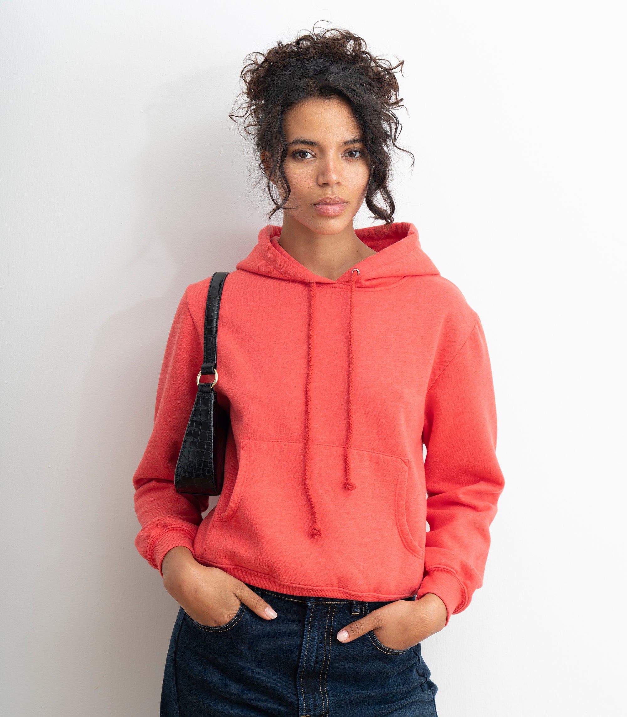 Gemma Washed Hooded Sweatshirt - Strawberry