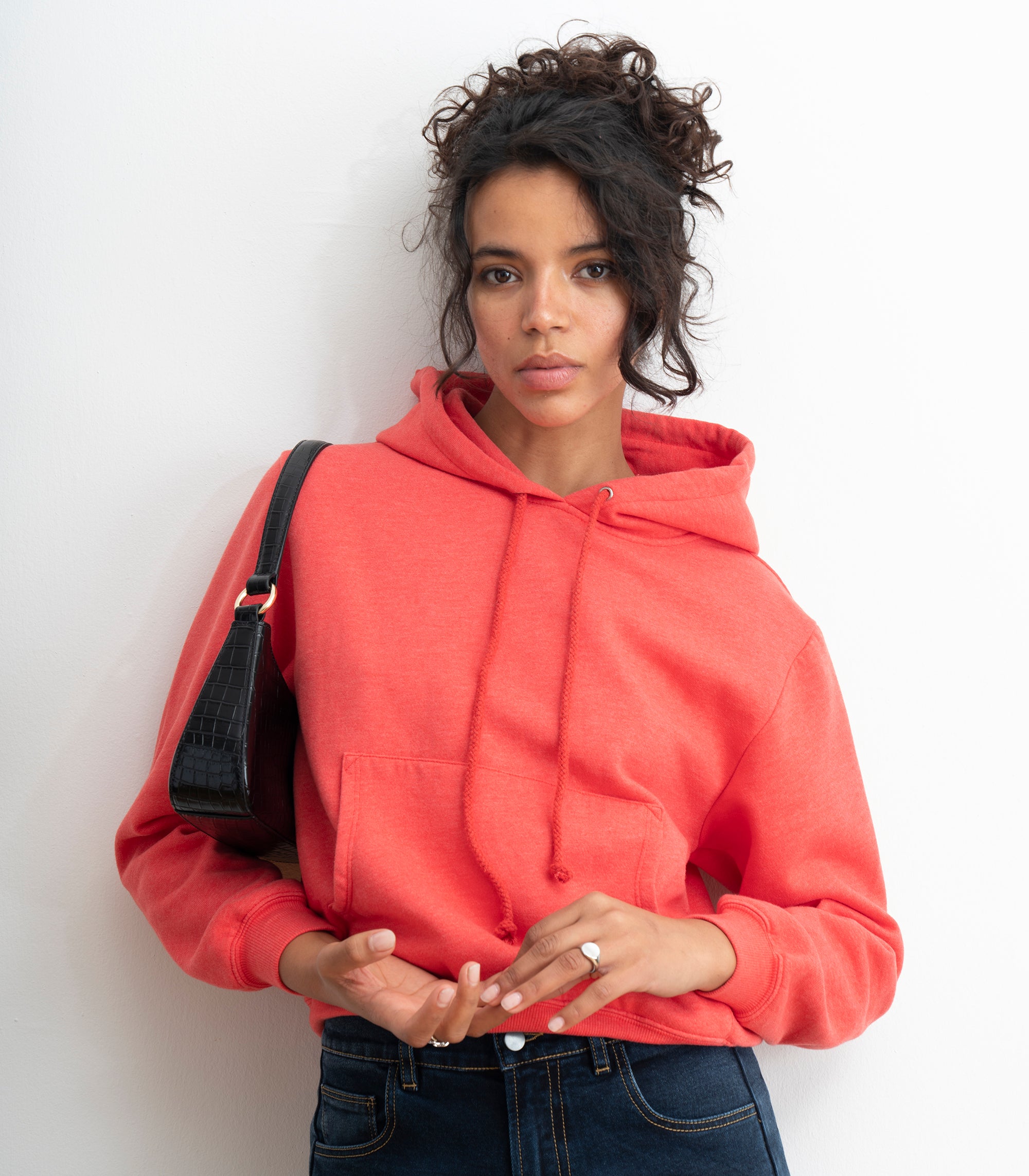 Gemma Washed Hooded Sweatshirt - Strawberry