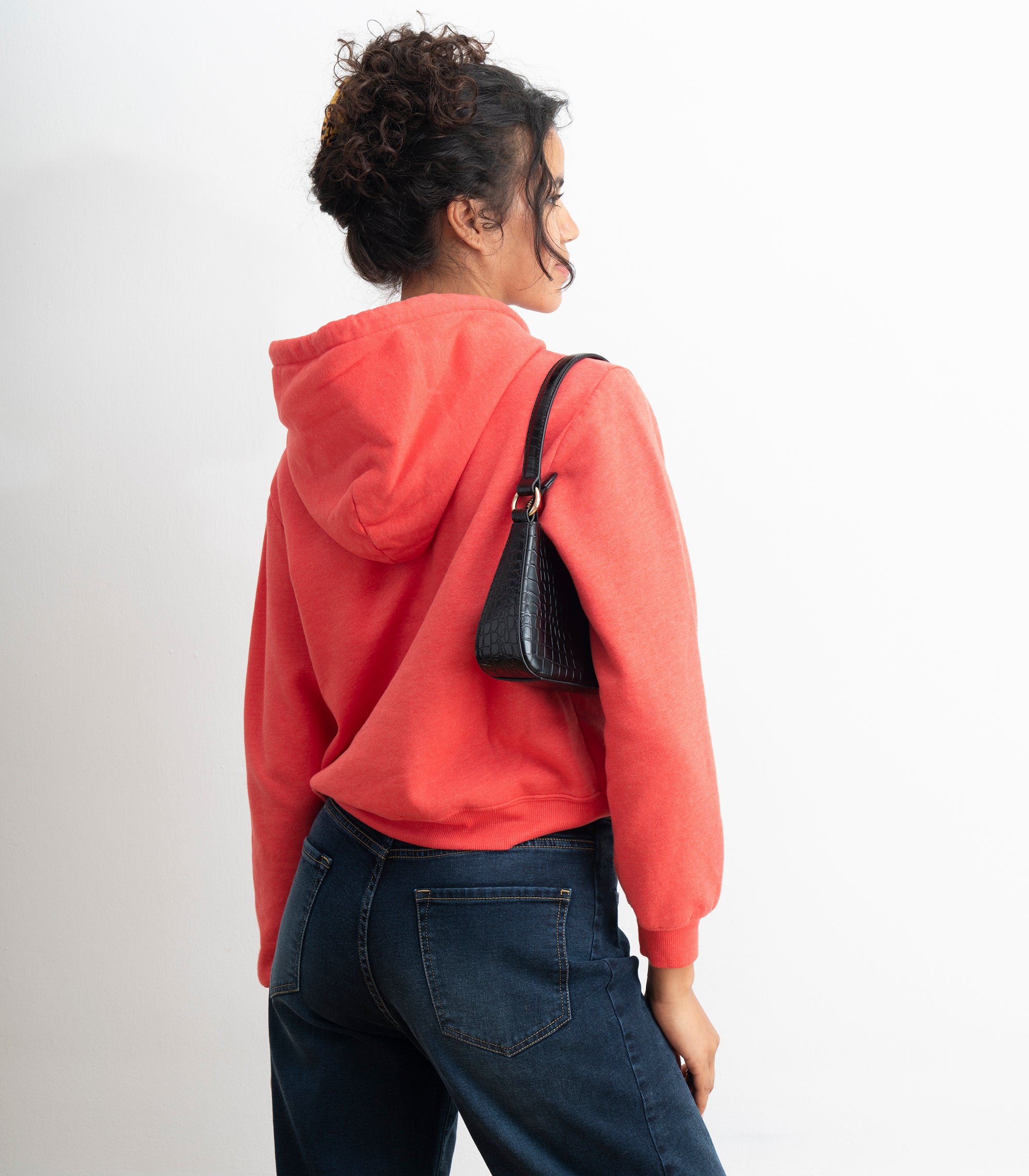 Gemma Washed Hooded Sweatshirt - Strawberry