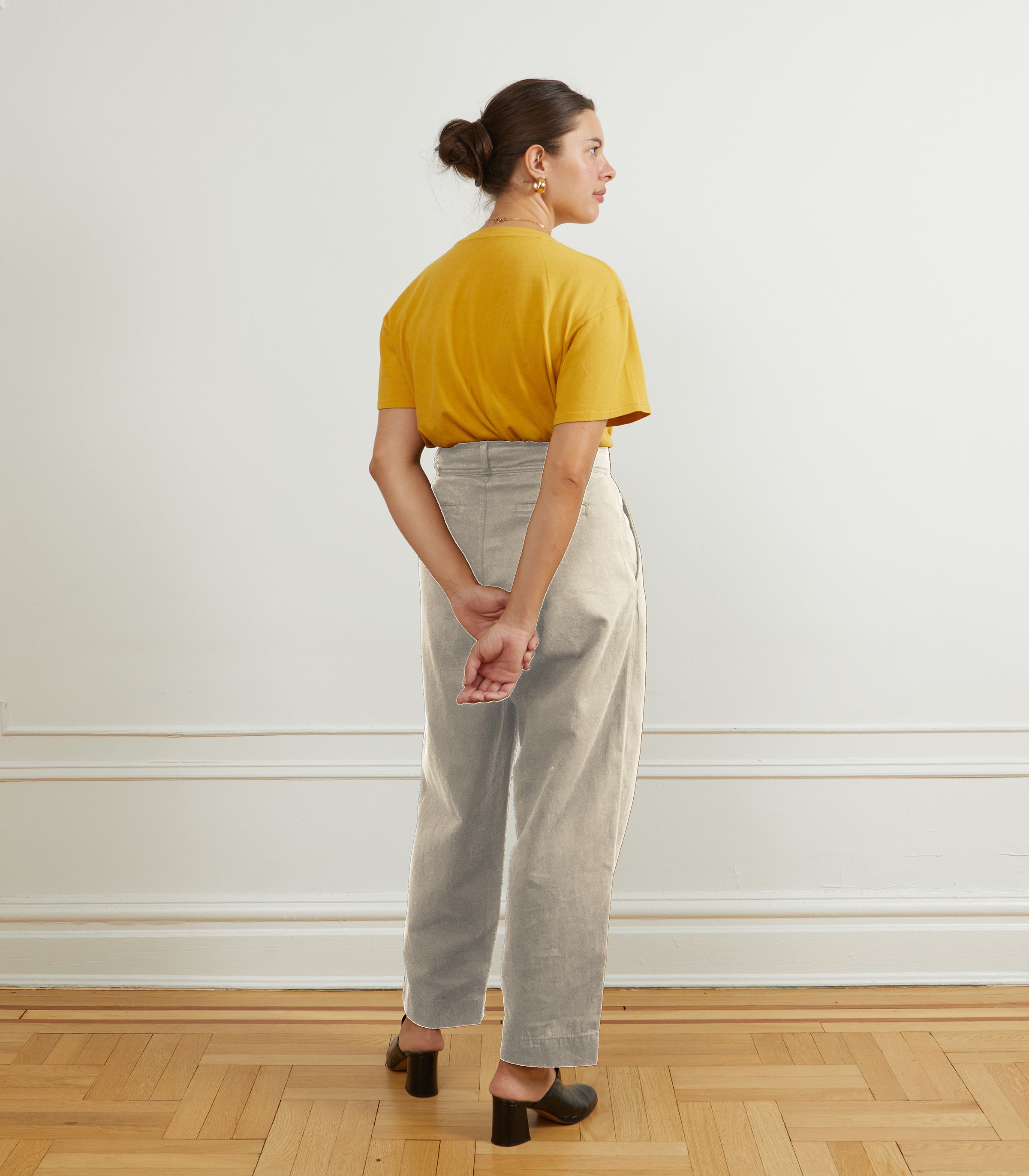 Elaine Pleated Tapered Trousers - SAMPLE SALE