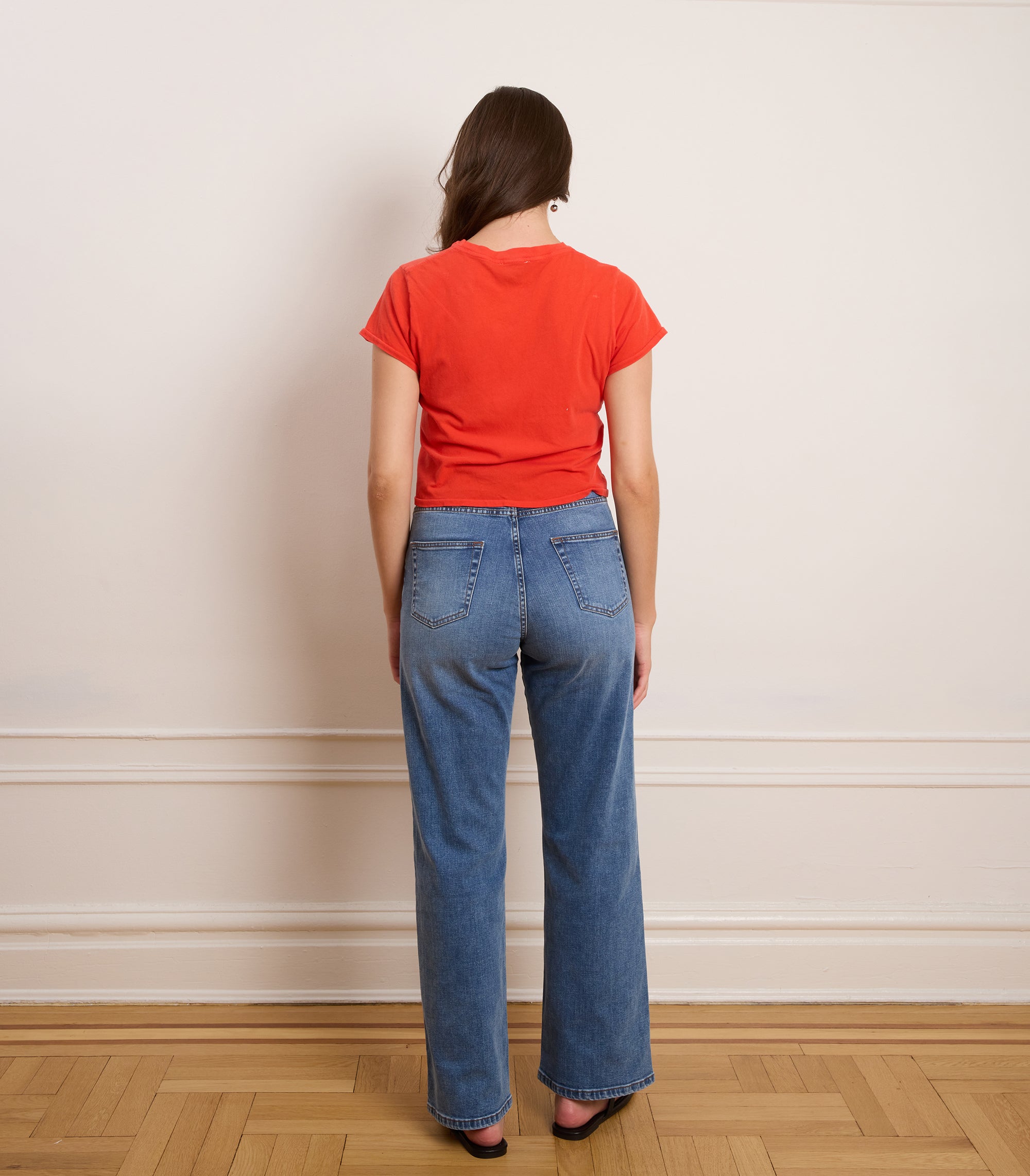 Bessette Soft Washed Tee - Tomato