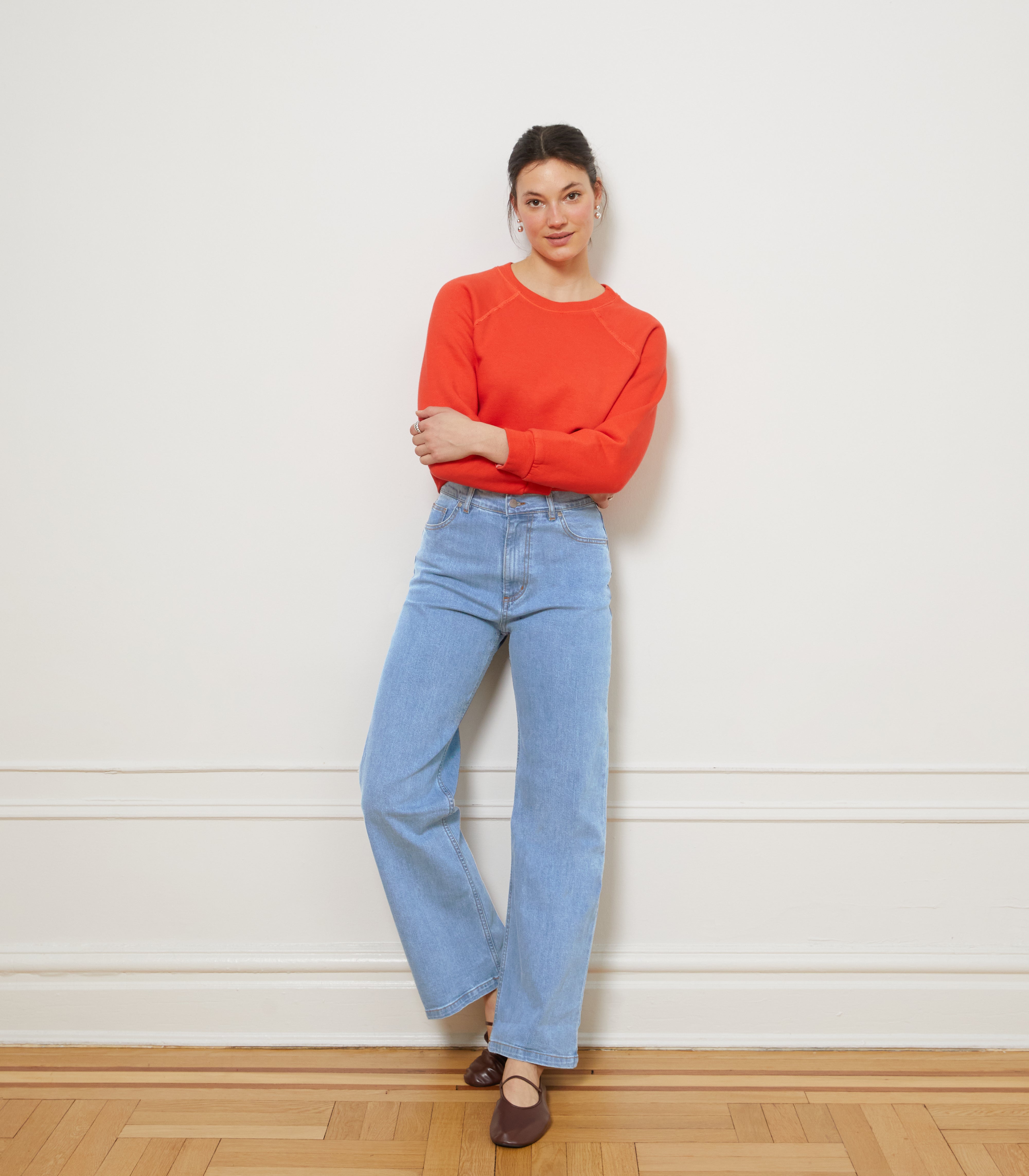 Carmen Wide Leg Jeans - Light Indigo SAMPLE SALE