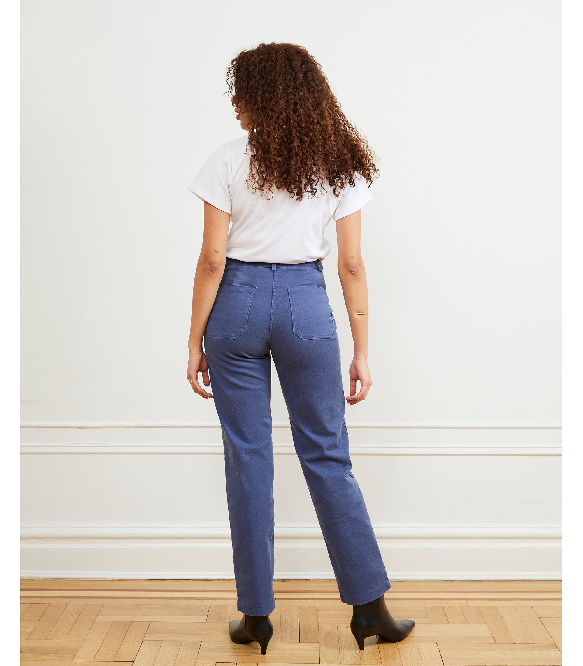 Long James Straight-Leg Work Pant - Yale Blue SAMPLE SALE