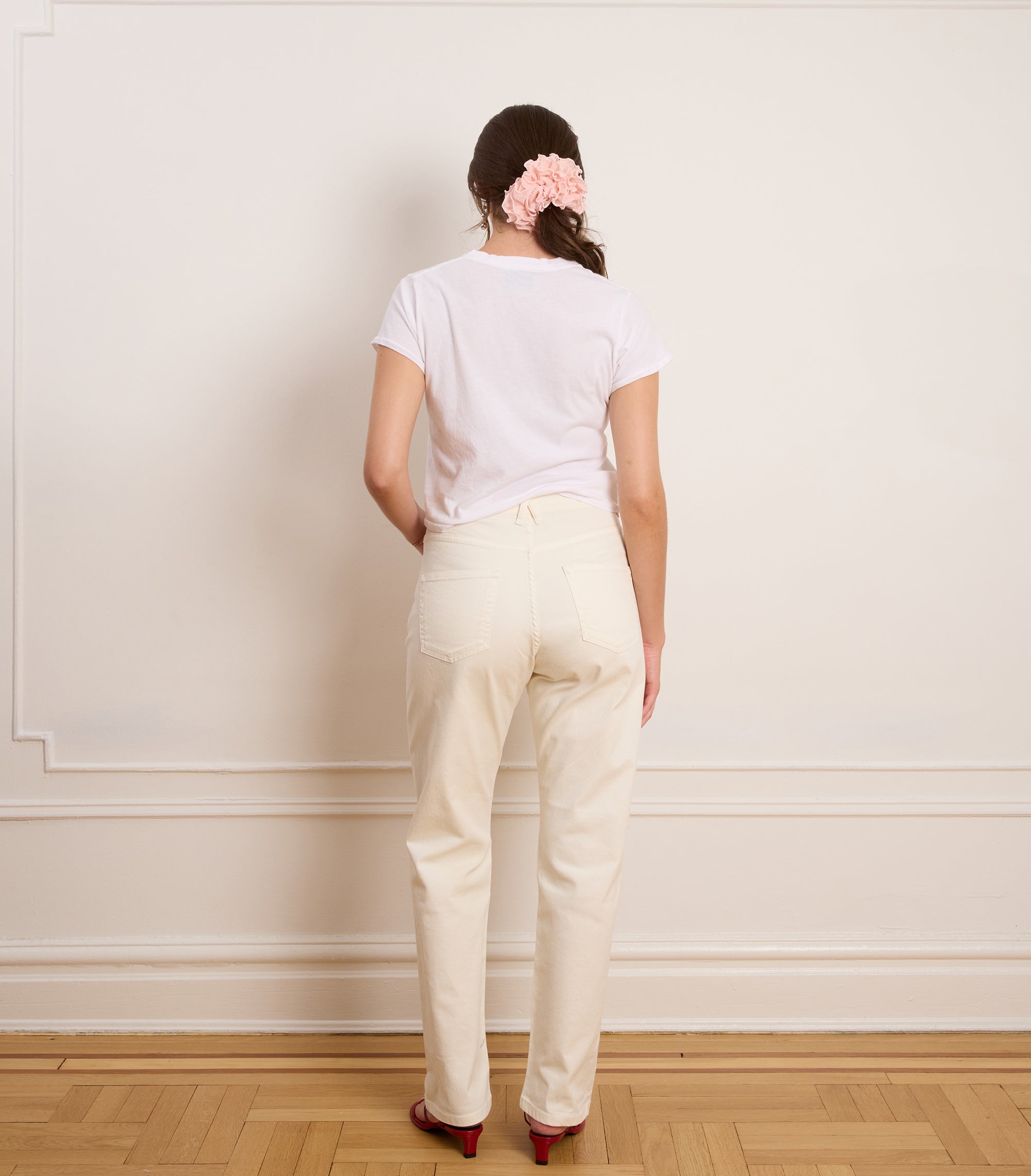 Bessette Soft Washed Tee - White