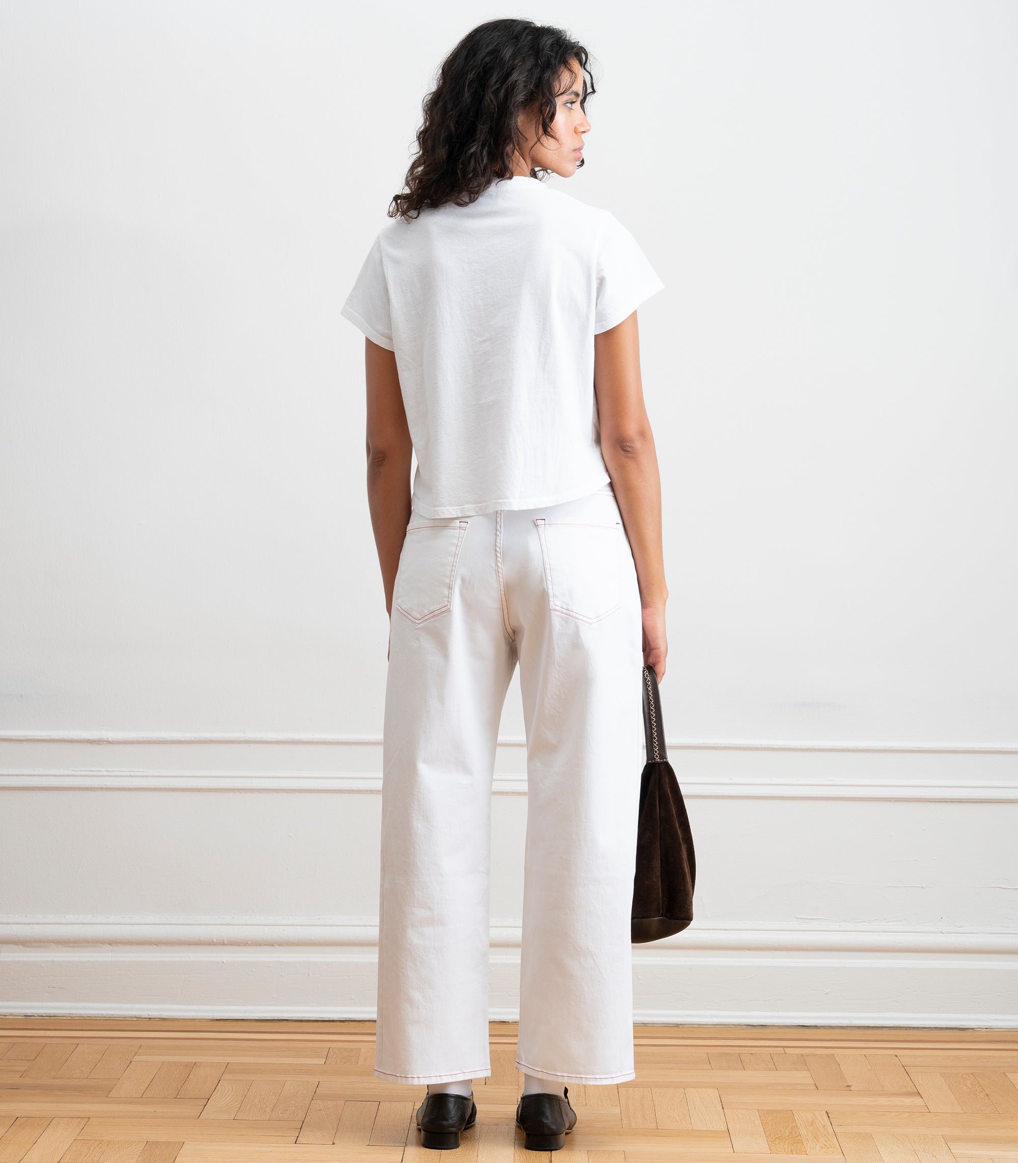 Bessette Soft Washed Tee - White