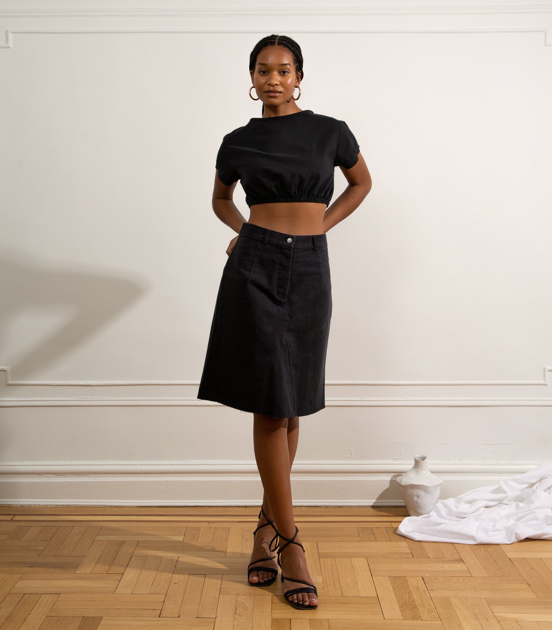 Daria Pencil Skirt - Black SAMPLE SALE
