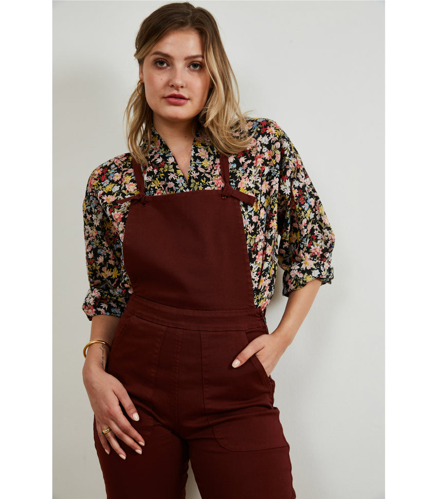 Knot Overalls in Cocoa | Loup