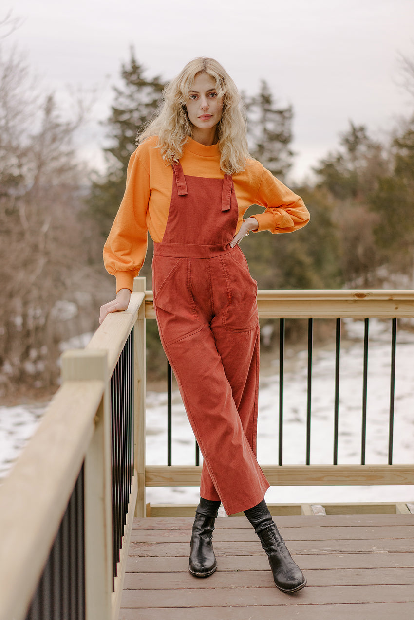 Clay Flora Overalls