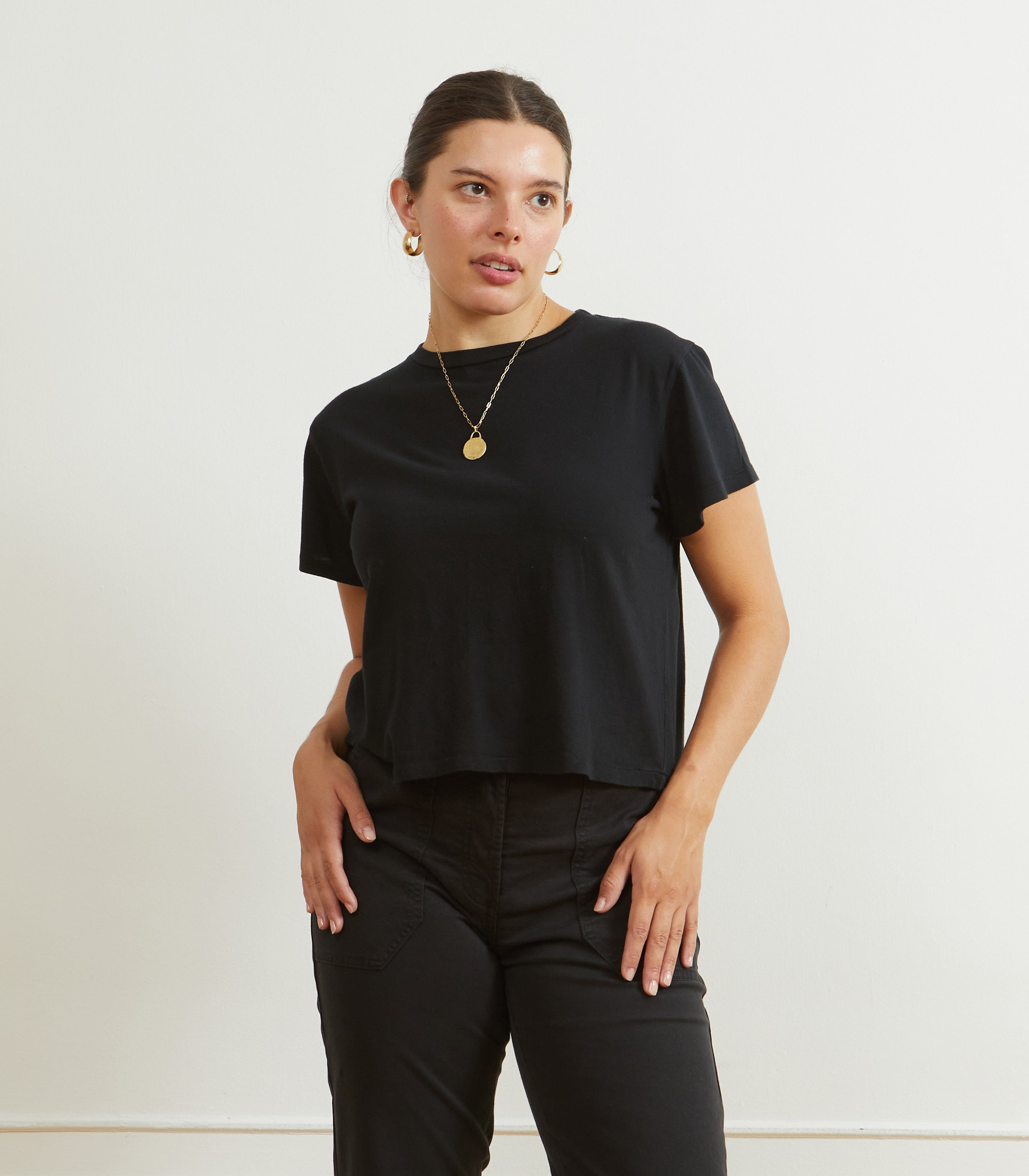 Bessette Soft Washed Tee - Black