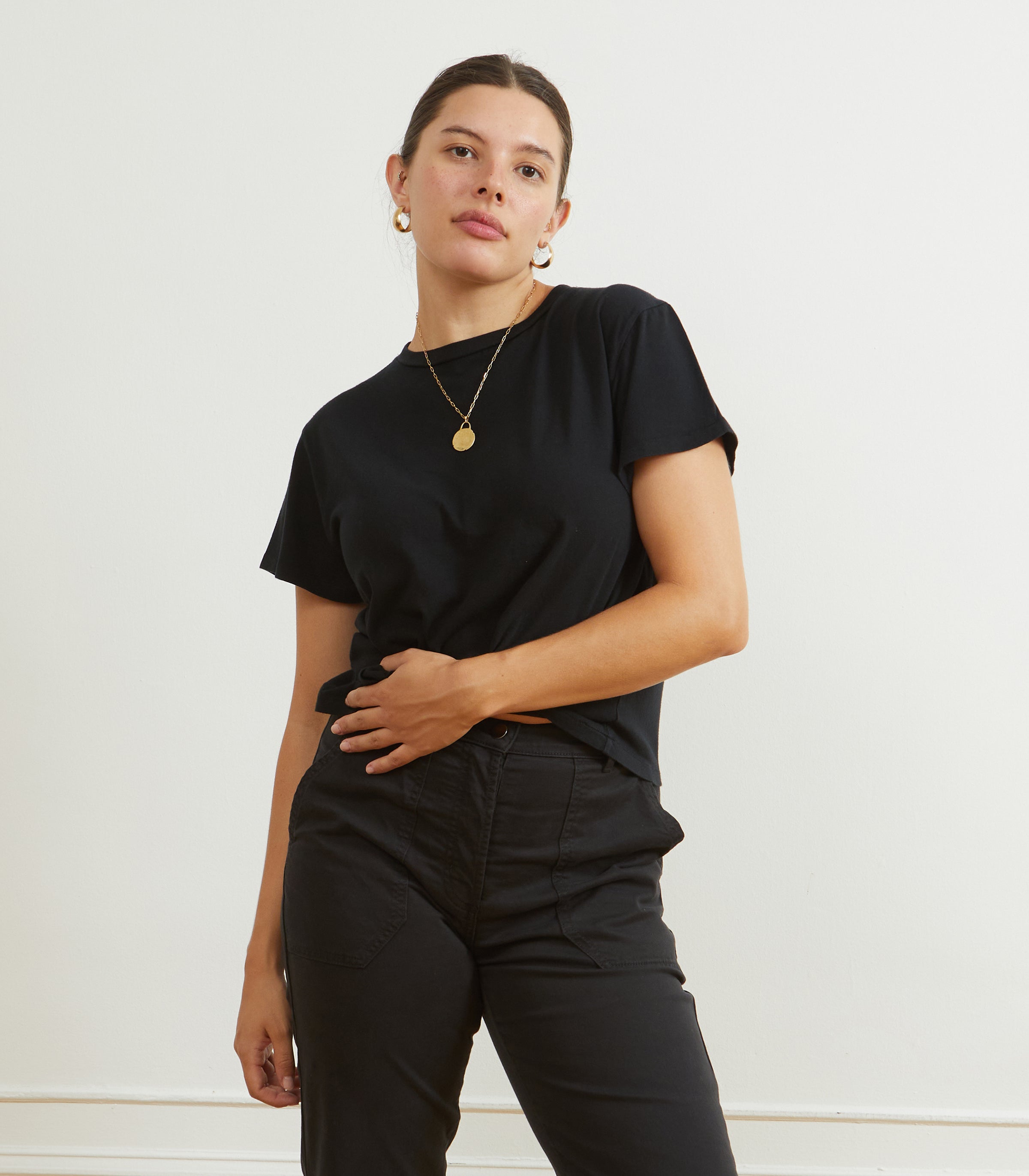 Bessette Soft Washed Tee - Black