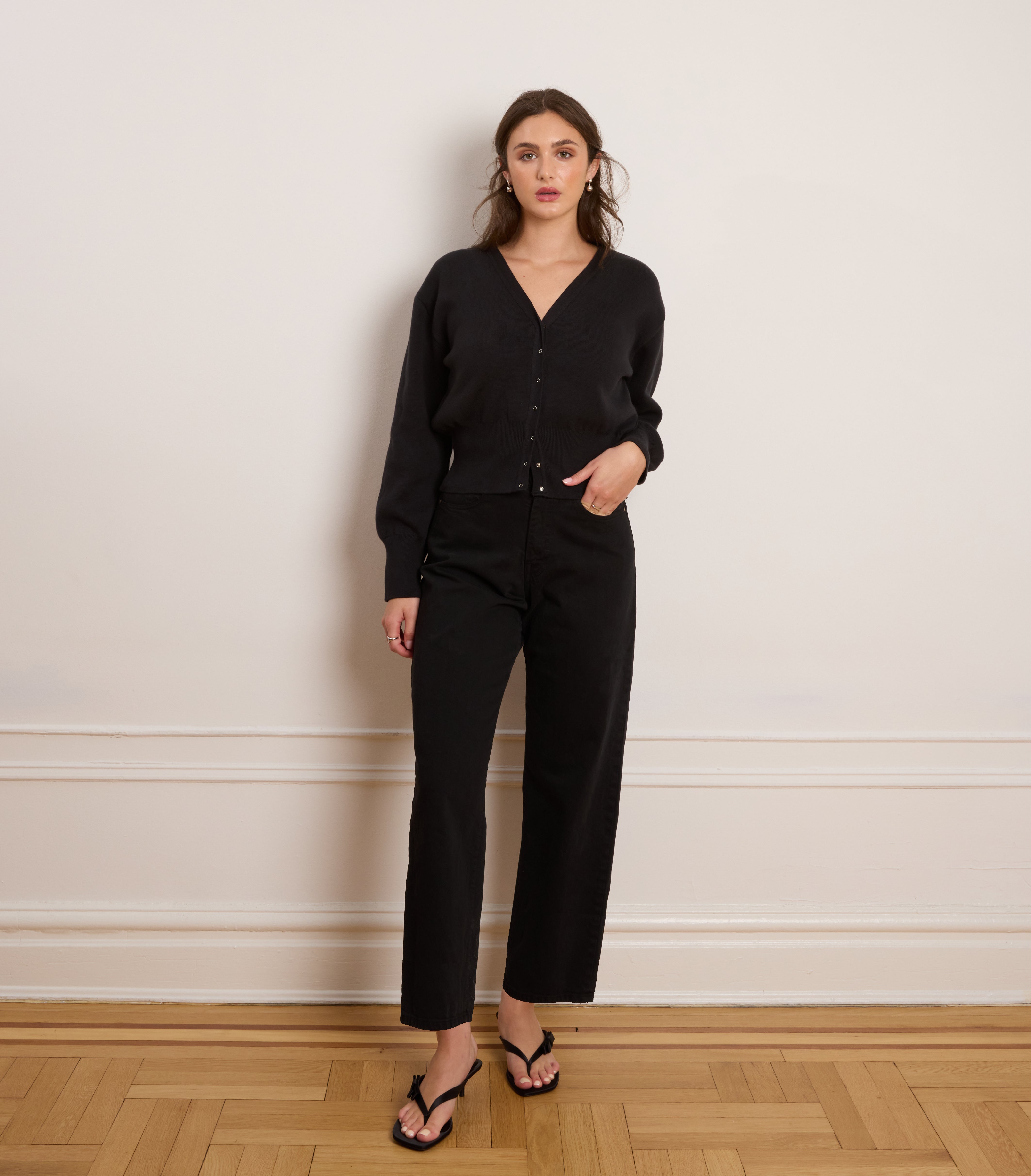 Women's Slouchy Cardigan | Celia Snap Button Cardigan – Loup