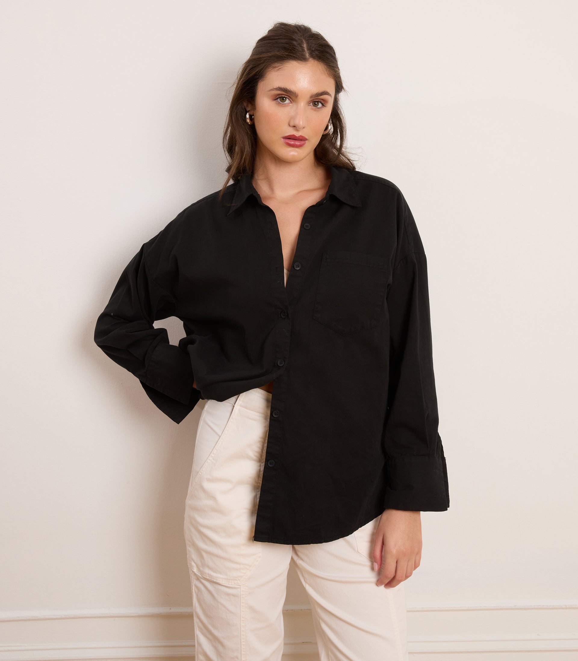 Daisy Oversized Button Up