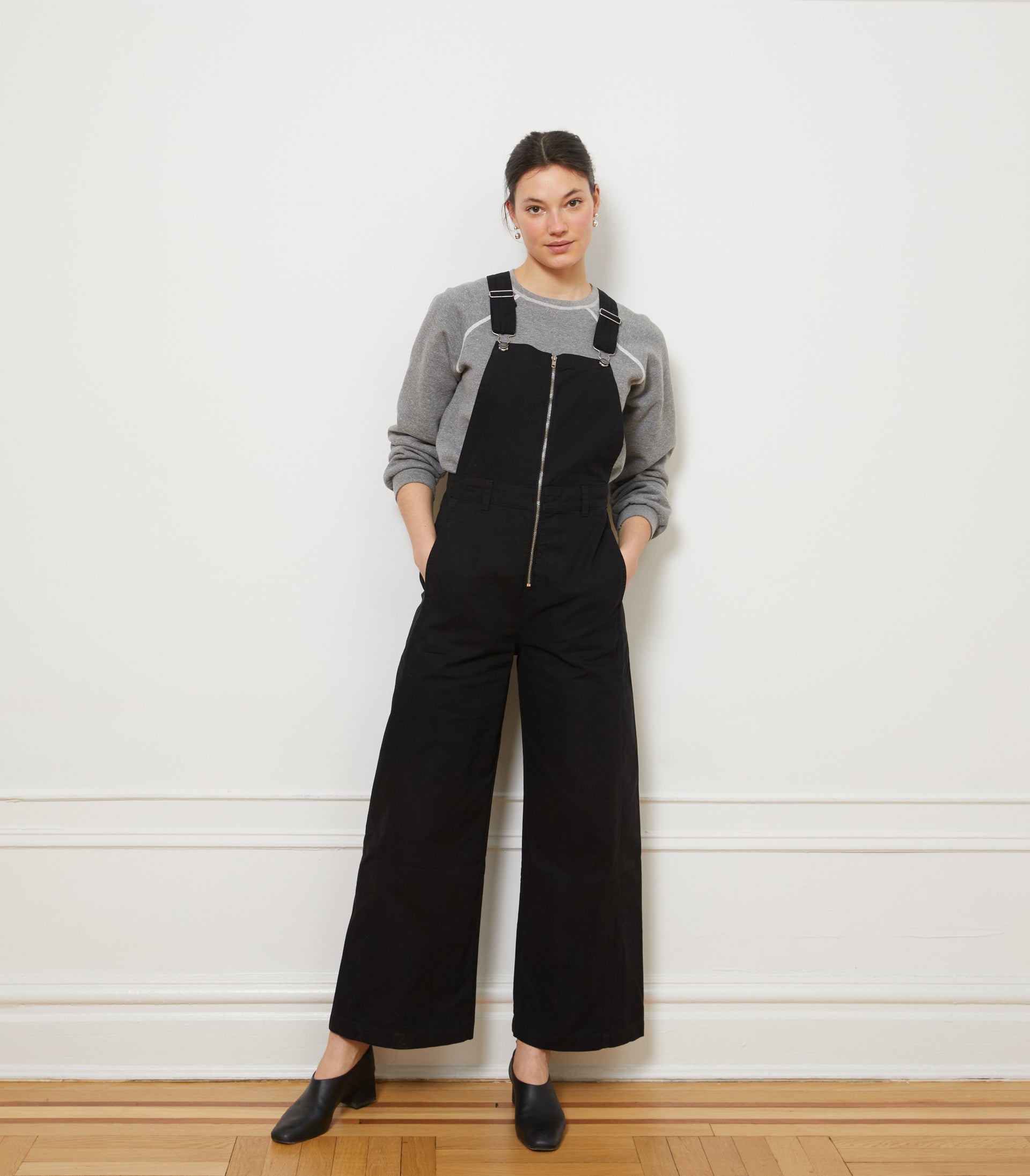 Madelyn Zip Front Overalls