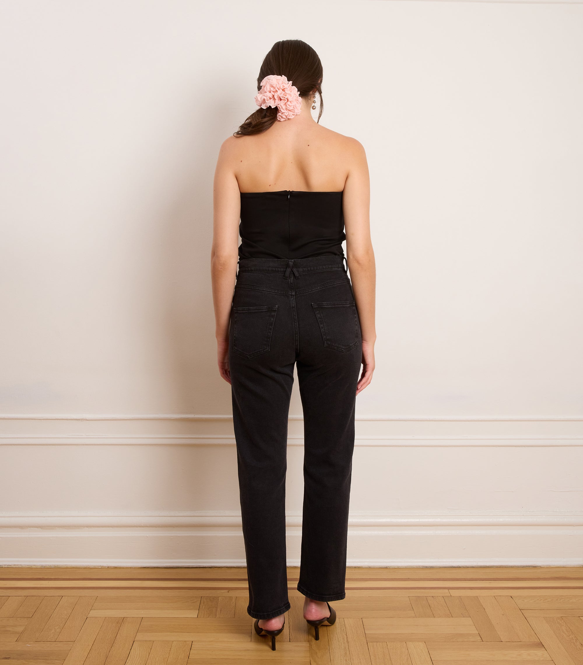 Winona High Rise Stovepipe Jeans - Black