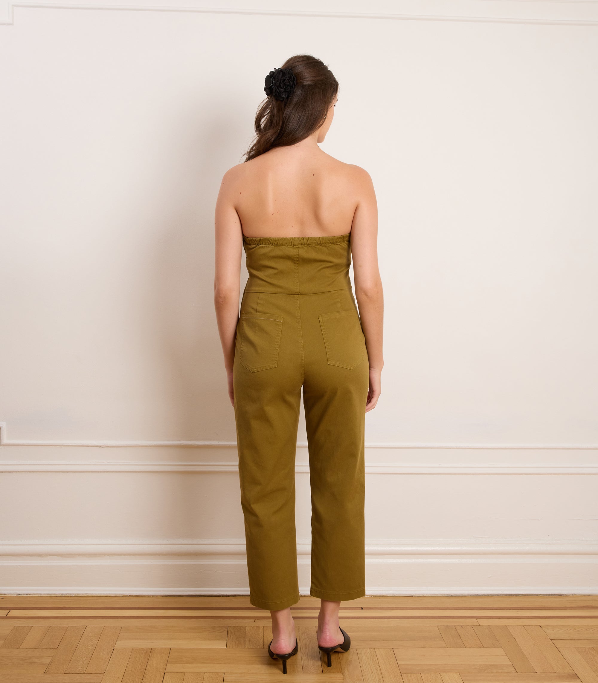 Dark Chartreuse Beverly Jumpsuit SS25