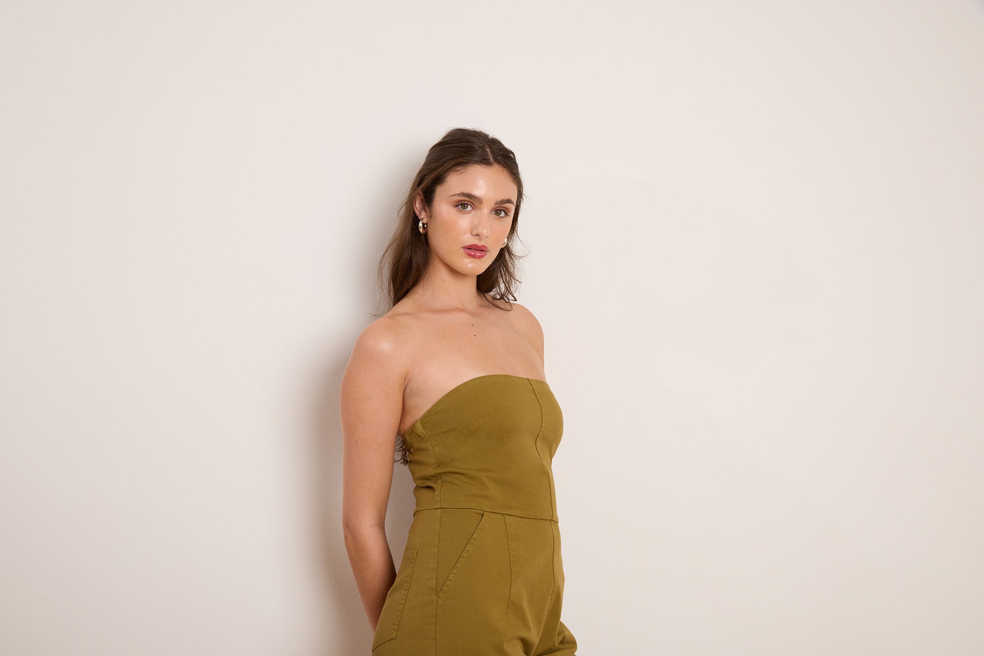 Dark Chartreuse Beverly Jumpsuit SS25