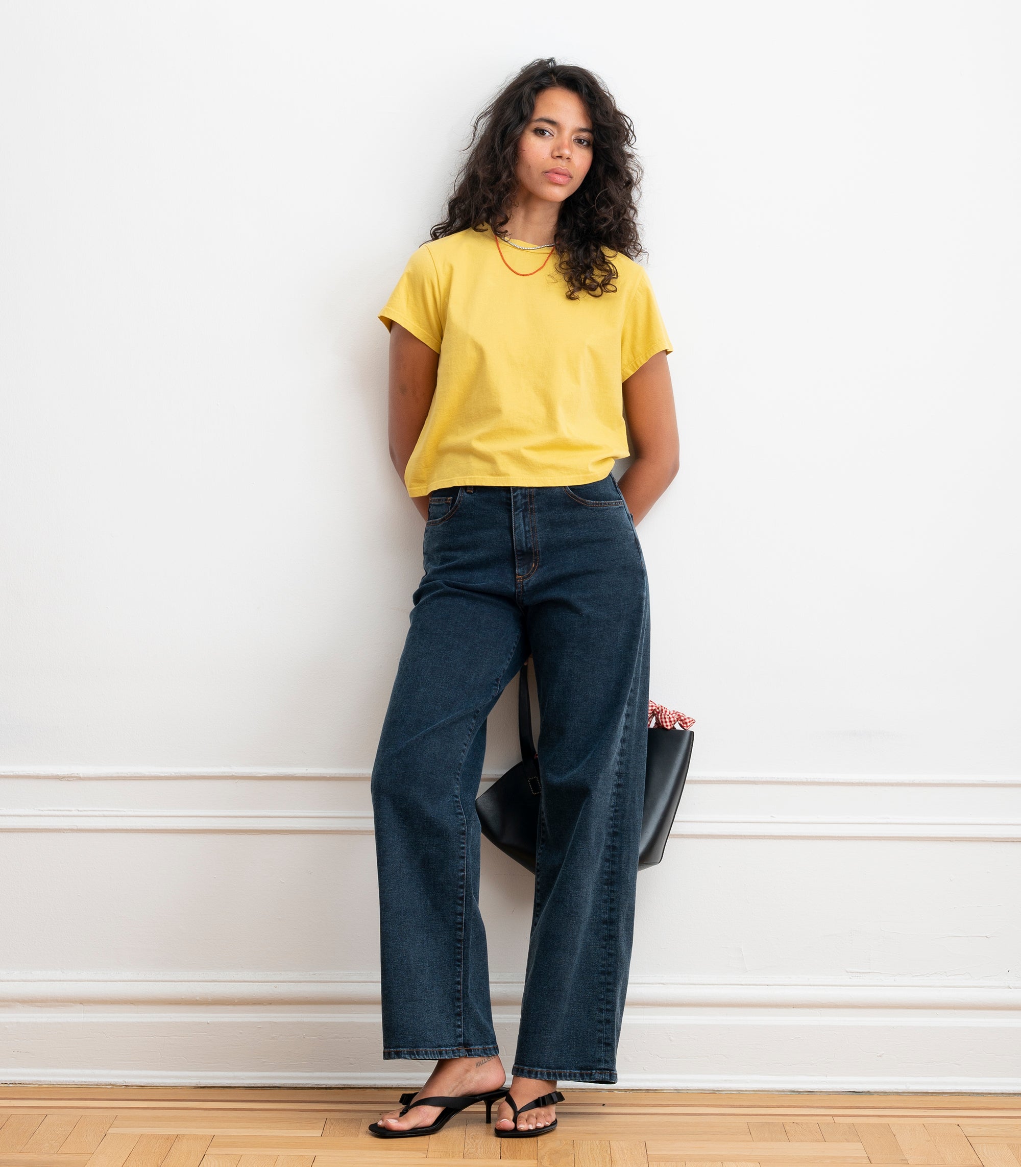 Bessette Soft Washed Tee - Daffodil