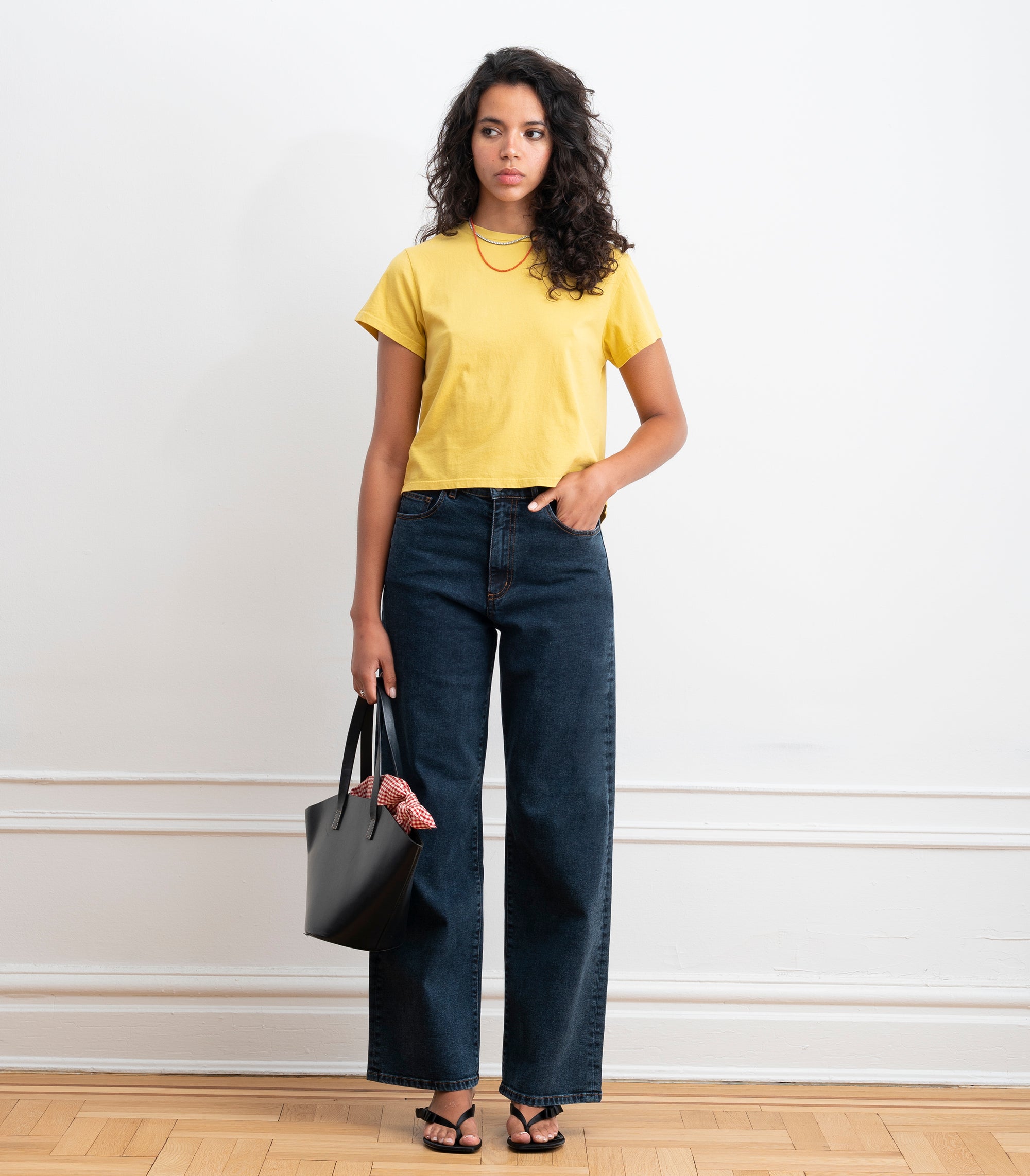 Bessette Soft Washed Tee - Daffodil