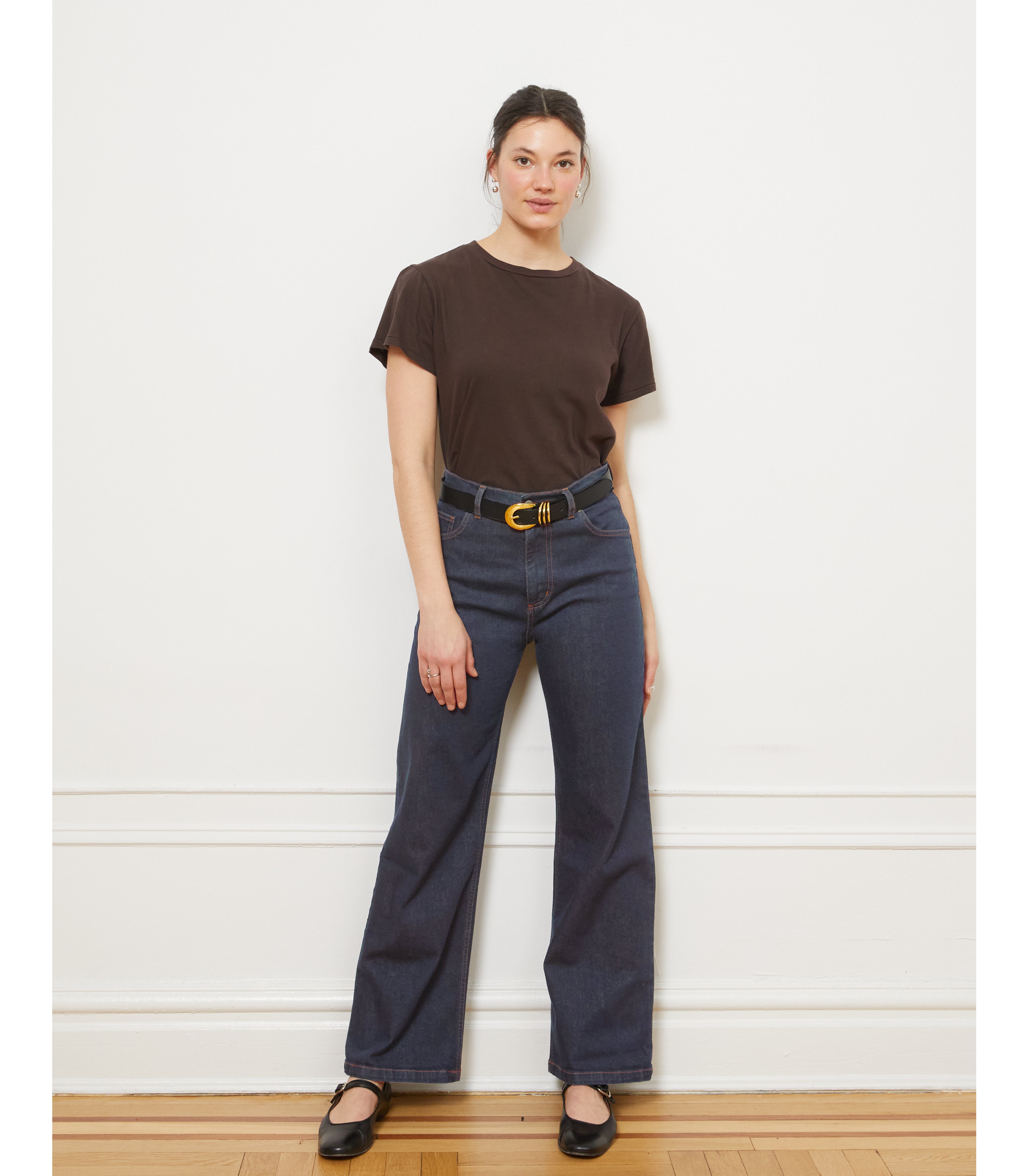 Carmen Wide Leg Jeans - Dark Indigo