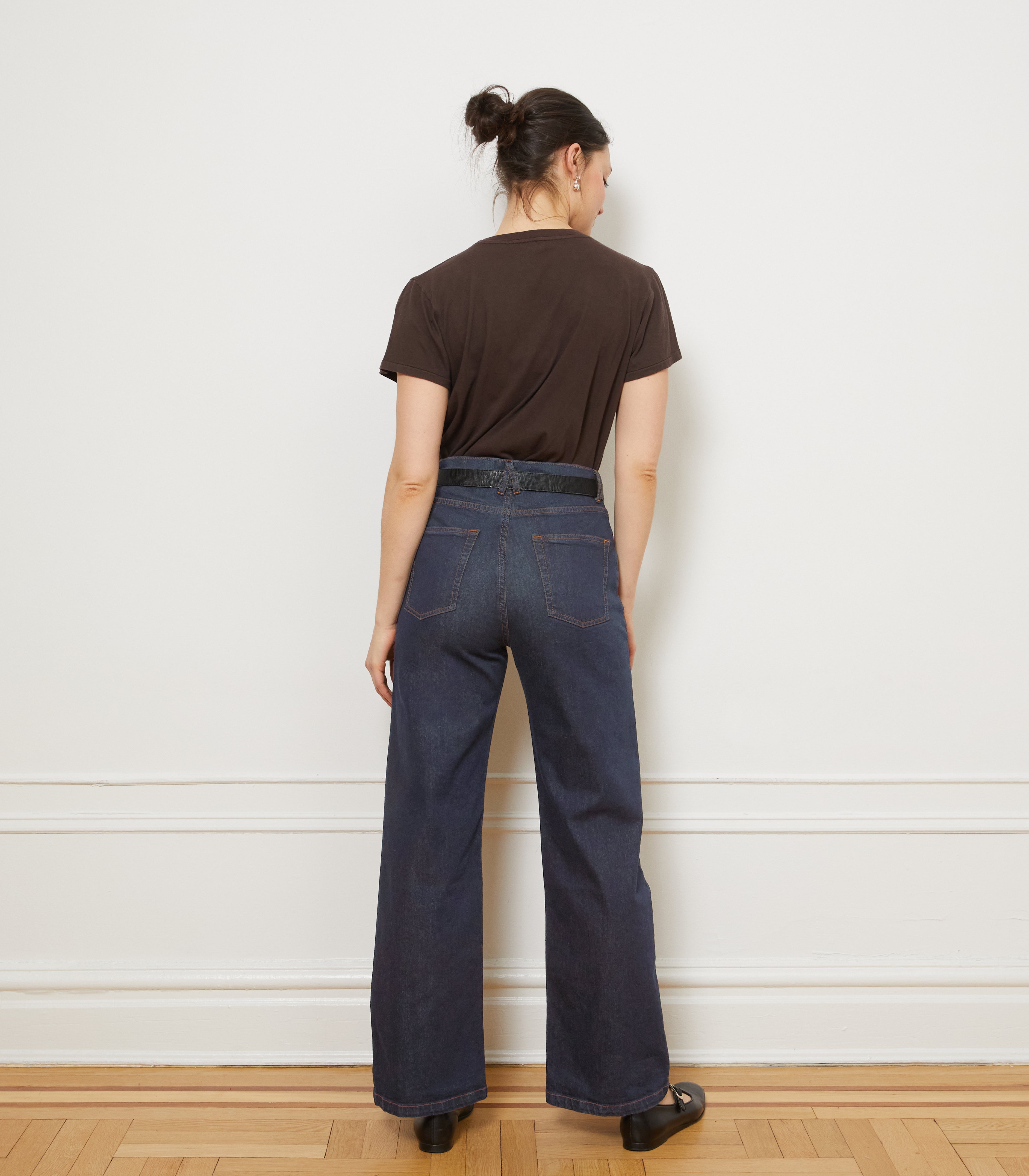 Carmen Wide Leg Jeans - Dark Indigo