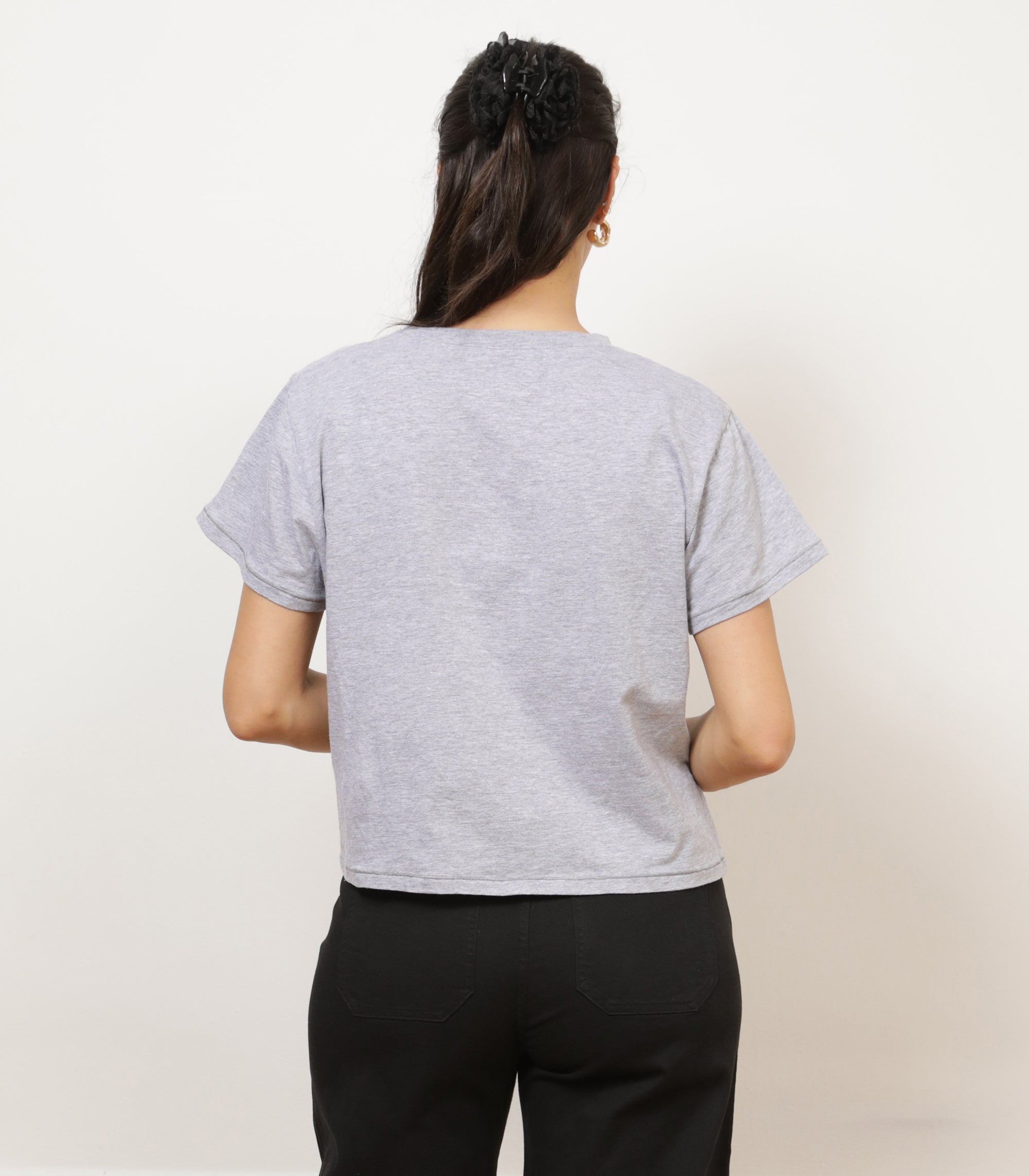 Bessette Soft Washed Tee - Heather Gray