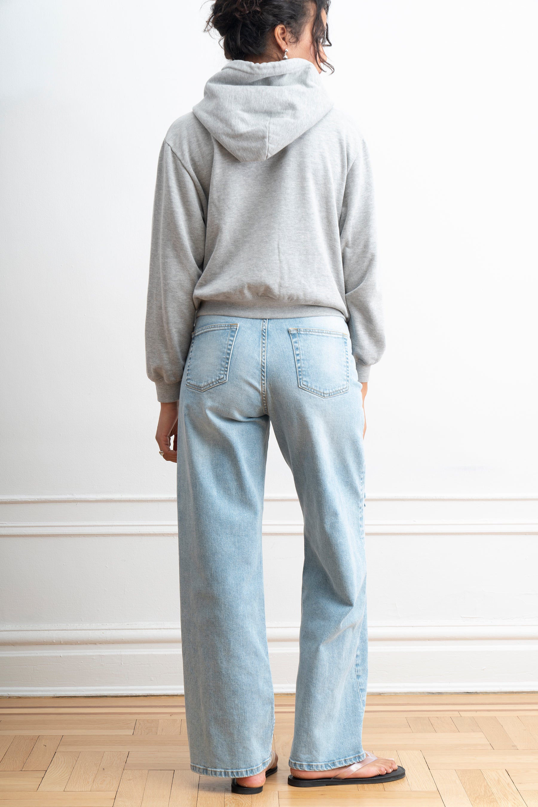 Gemma Washed Hooded Sweatshirt - Heather Gray