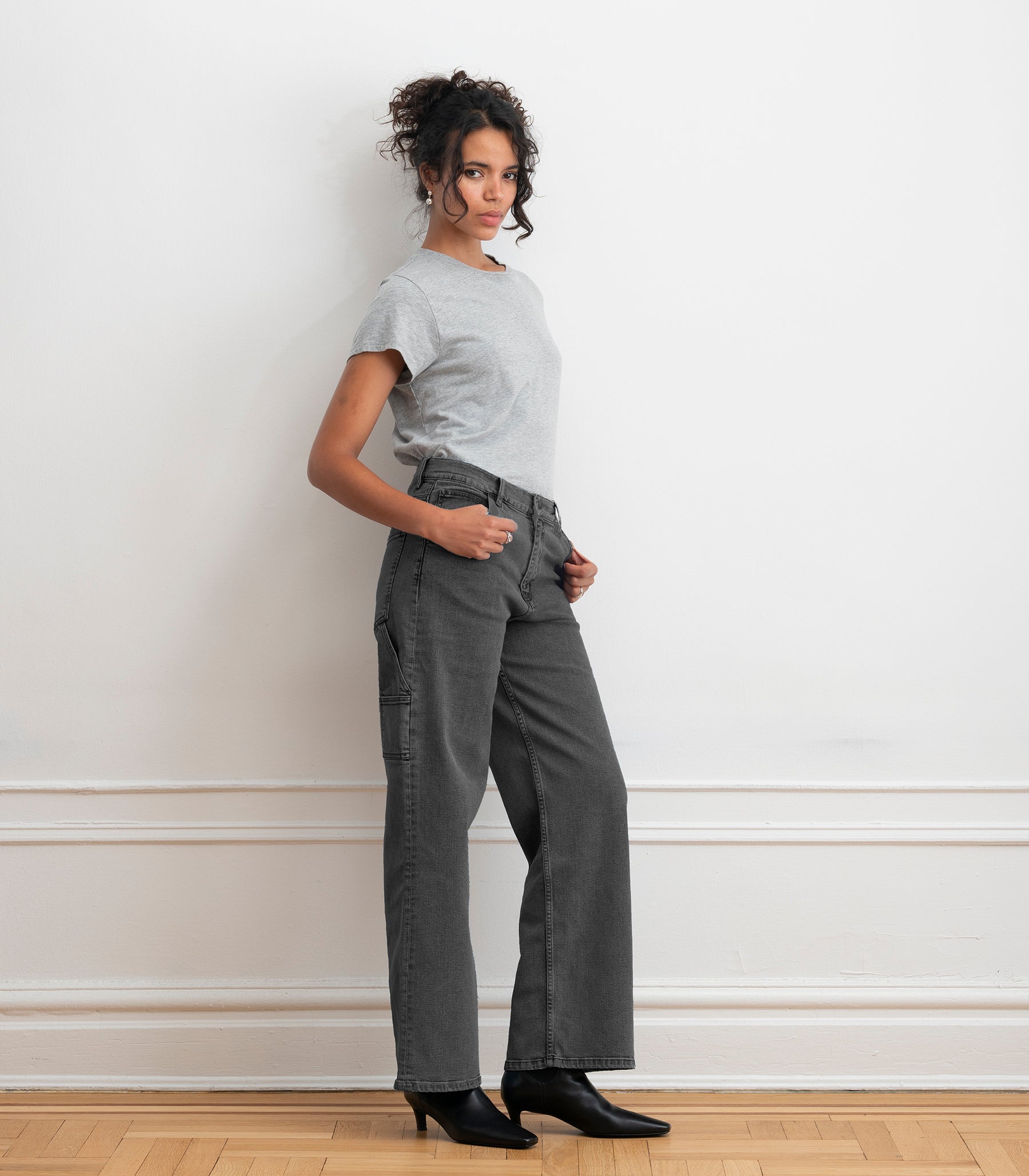 Quinn Utility Jeans - Gray